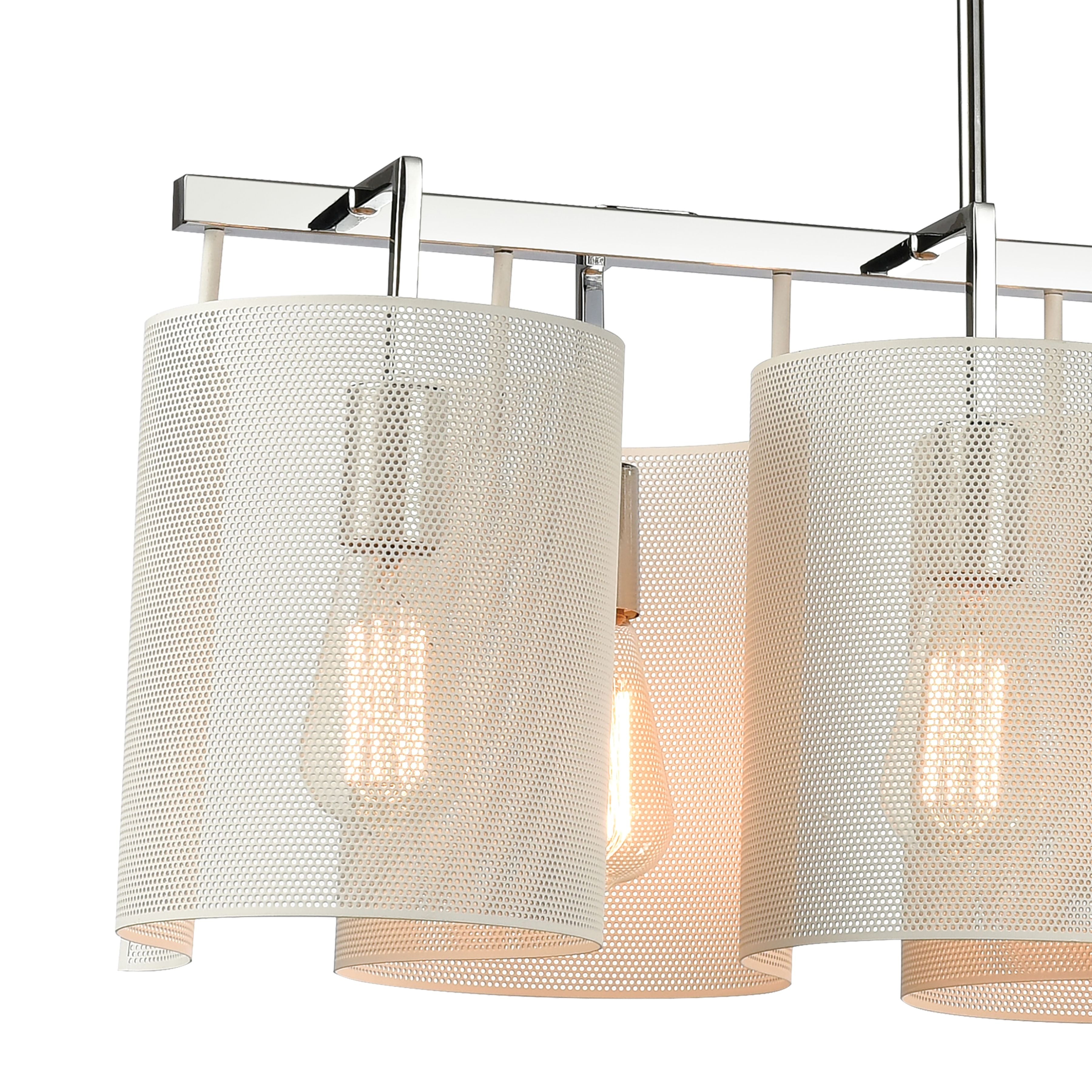 Santa Barbara 40'' Wide 8-Light Linear Chandelier - Matte White