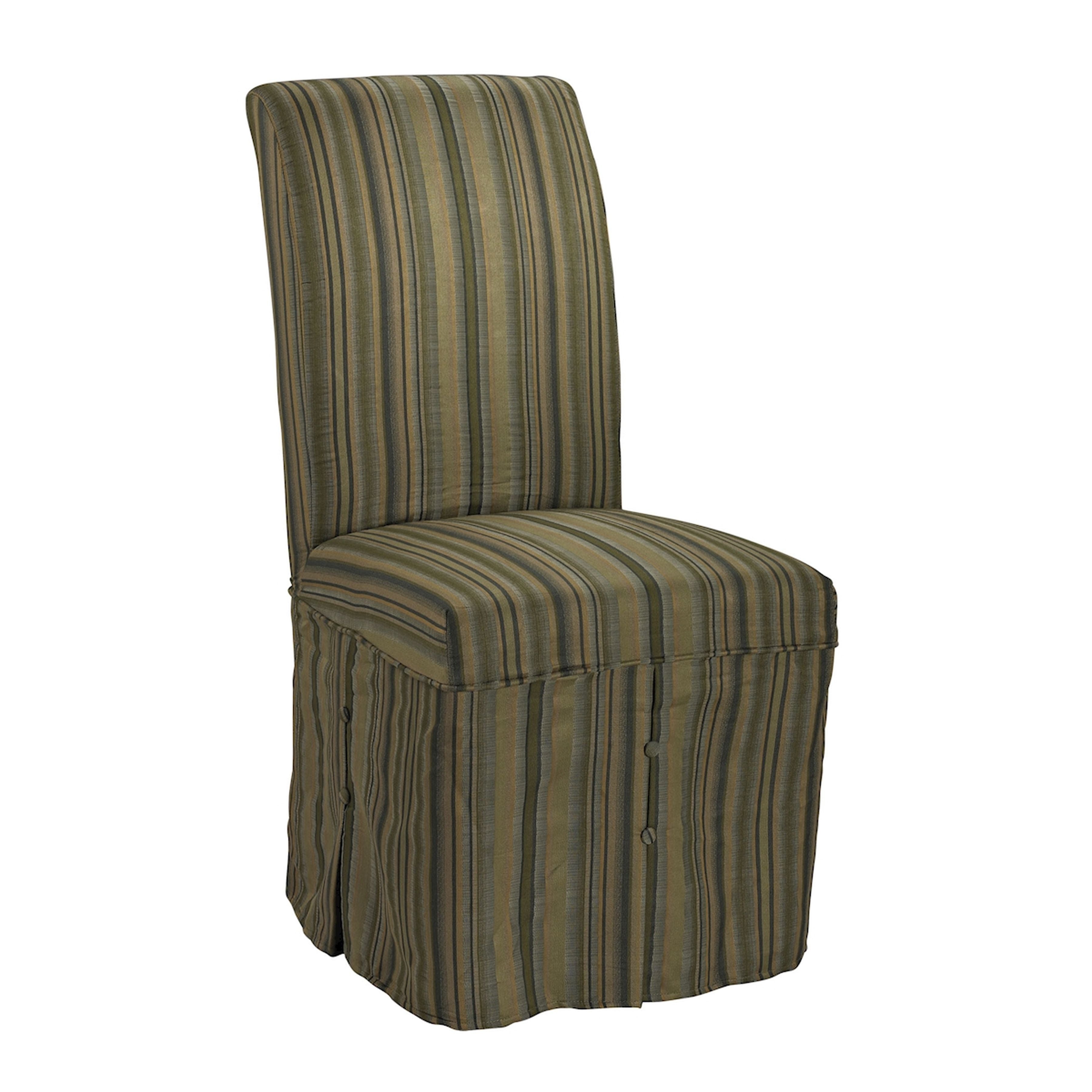 Jolipa - Spruce Parsons Skirted Chair - COVER ONLY