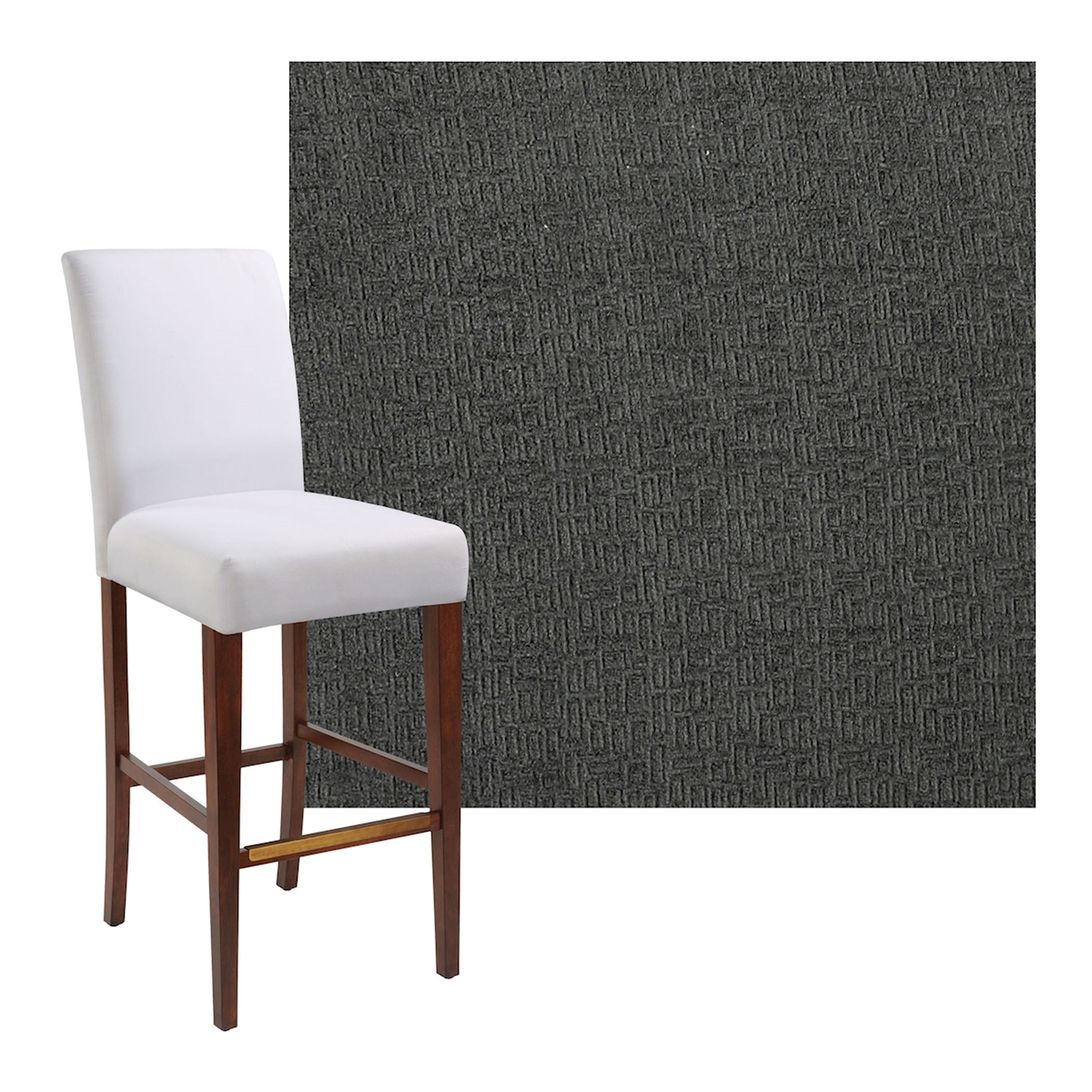 Laque Charcoal Stool - COVER ONLY