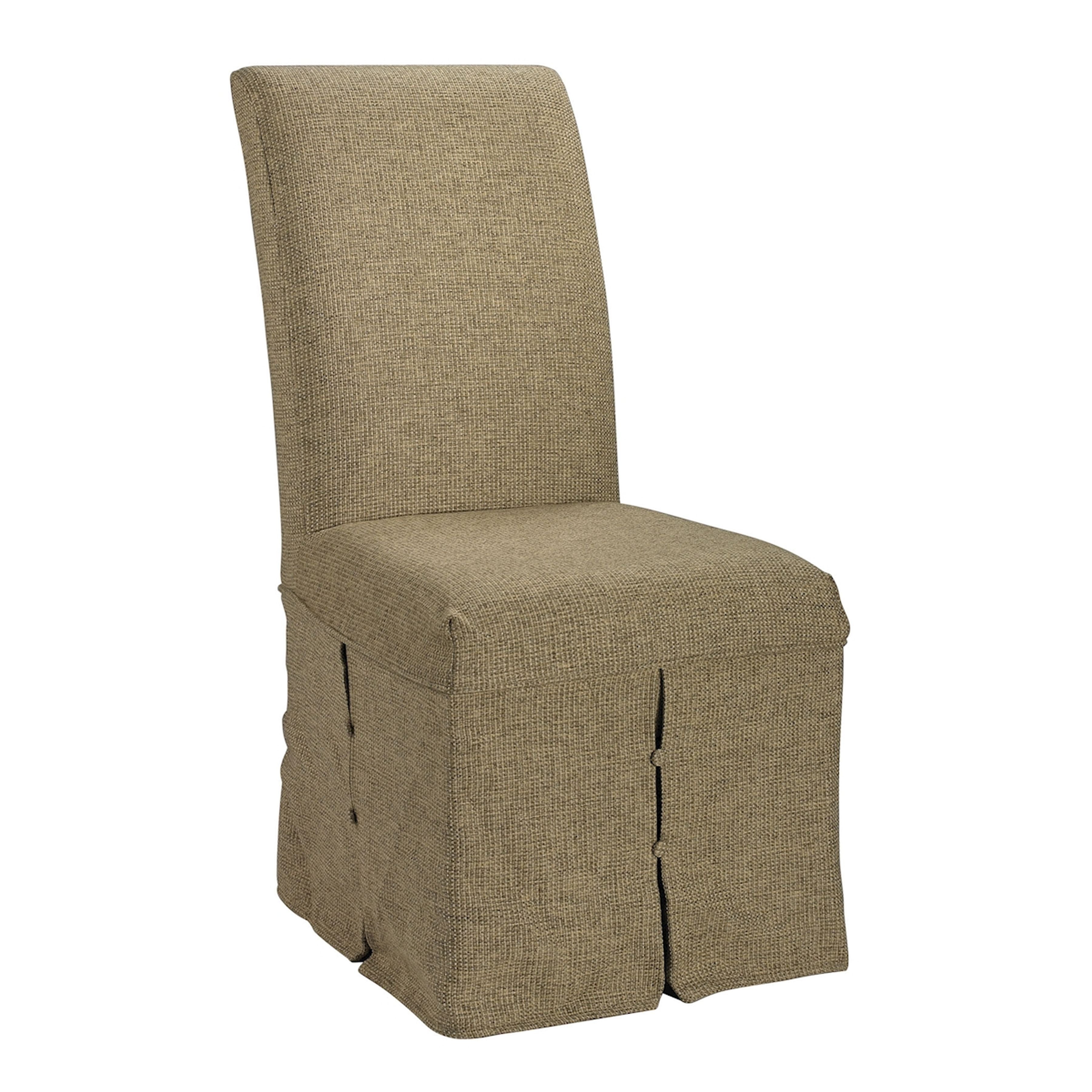 McCay Straw Parsons Skirted Chair - COVER ONLY
