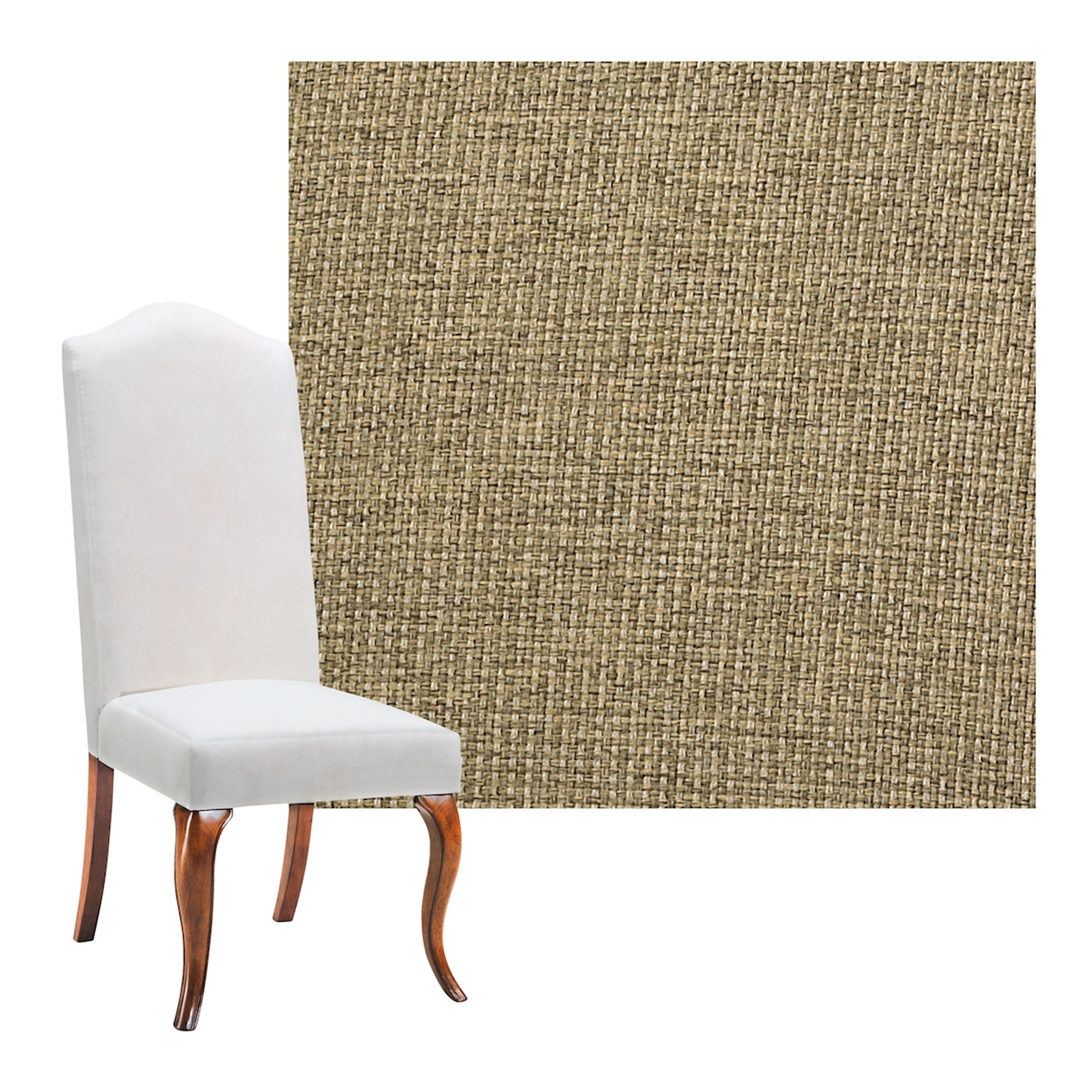 McCay Straw Highback Chair - COVER ONLY