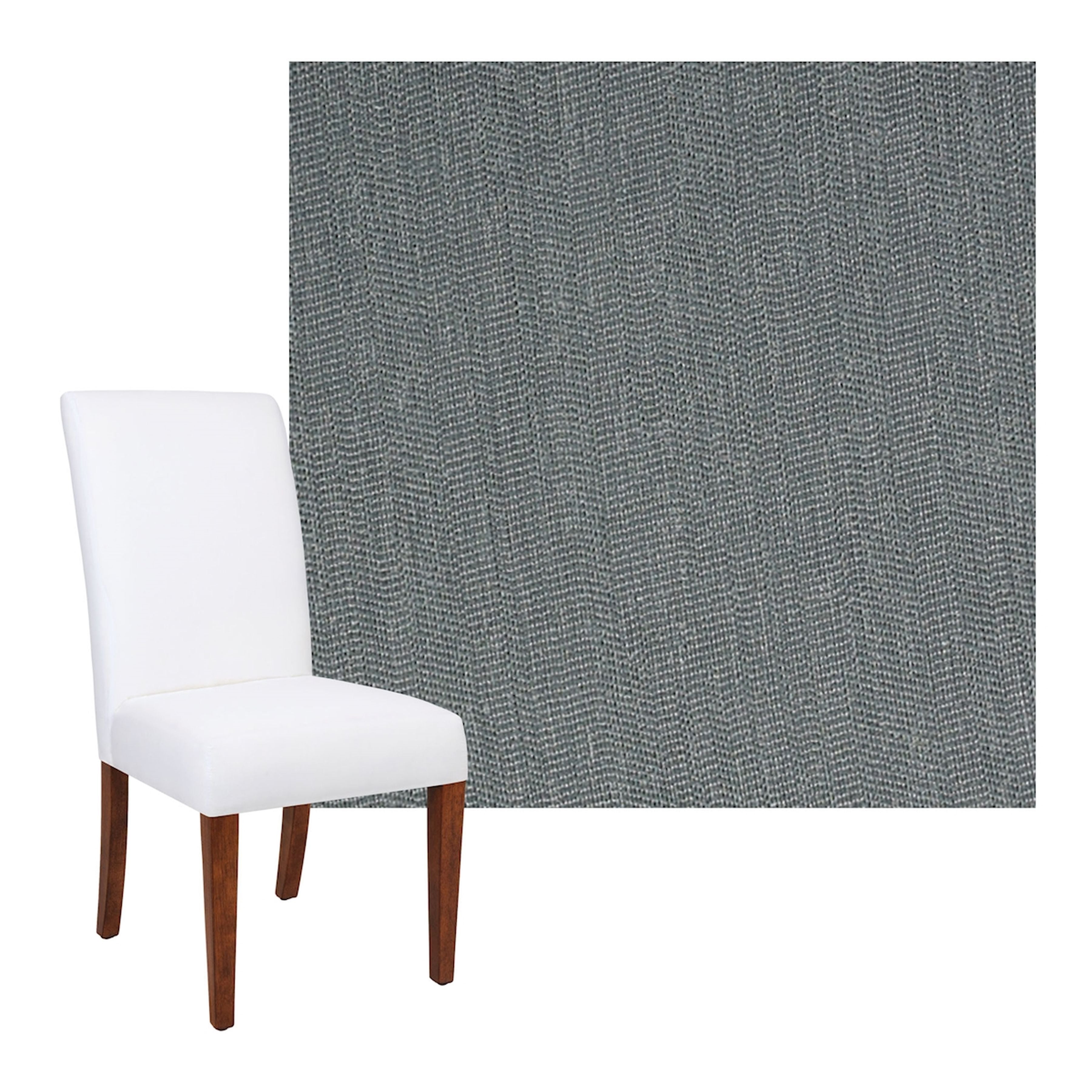 Davoy Brook Parsons Half Skirted Chair - COVER ONLY