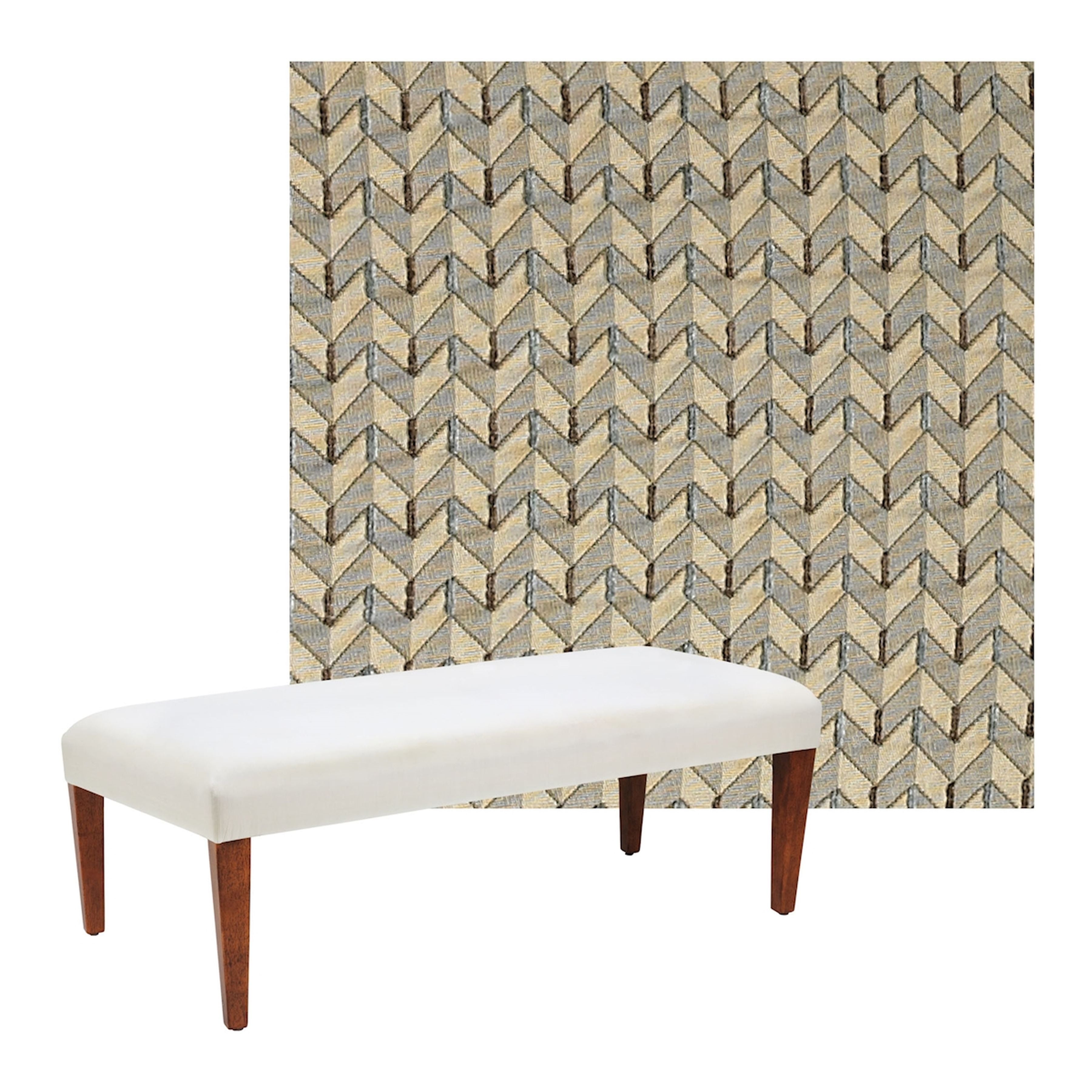 Conception Cream Bench - COVER ONLY
