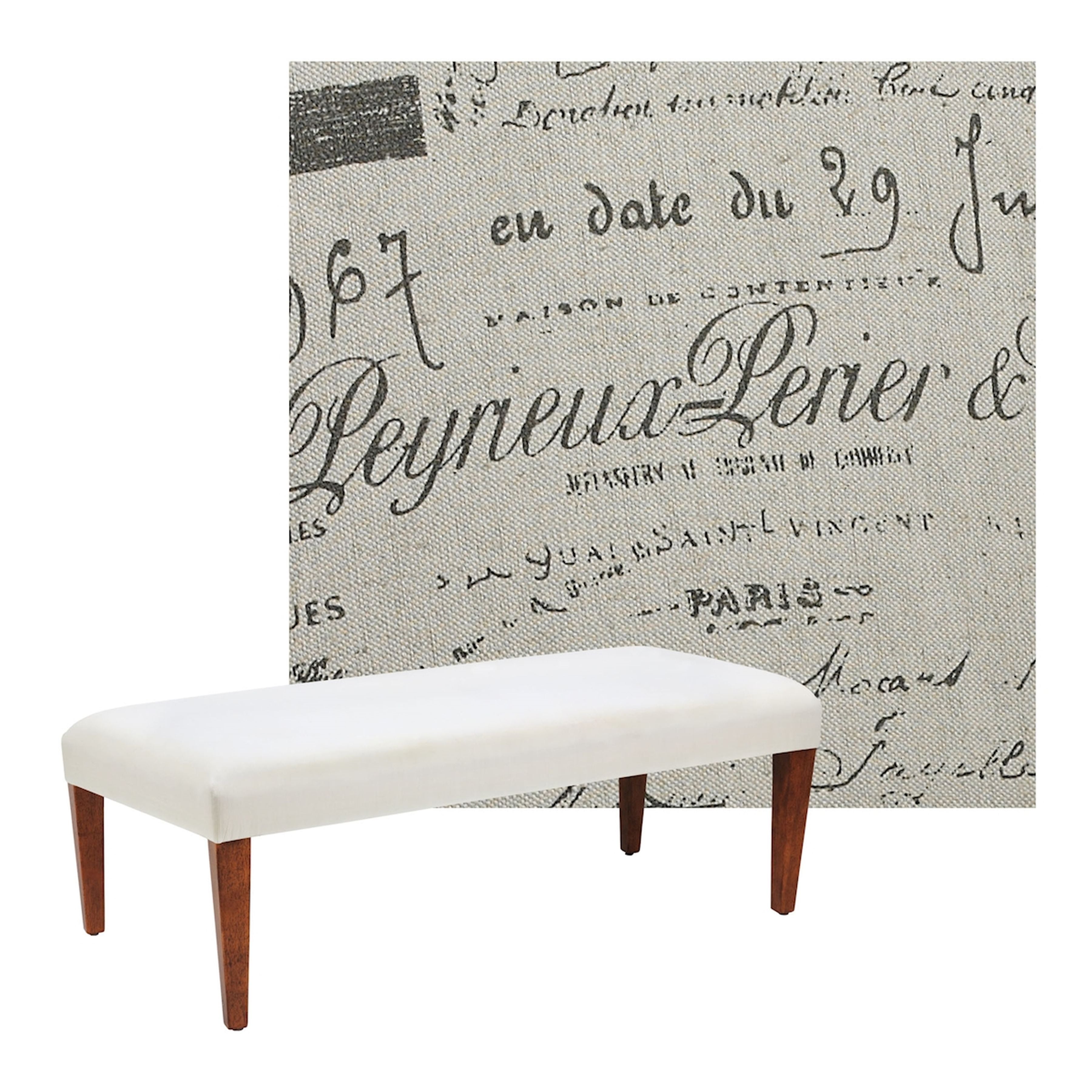 Parchment Bench - COVER ONLY