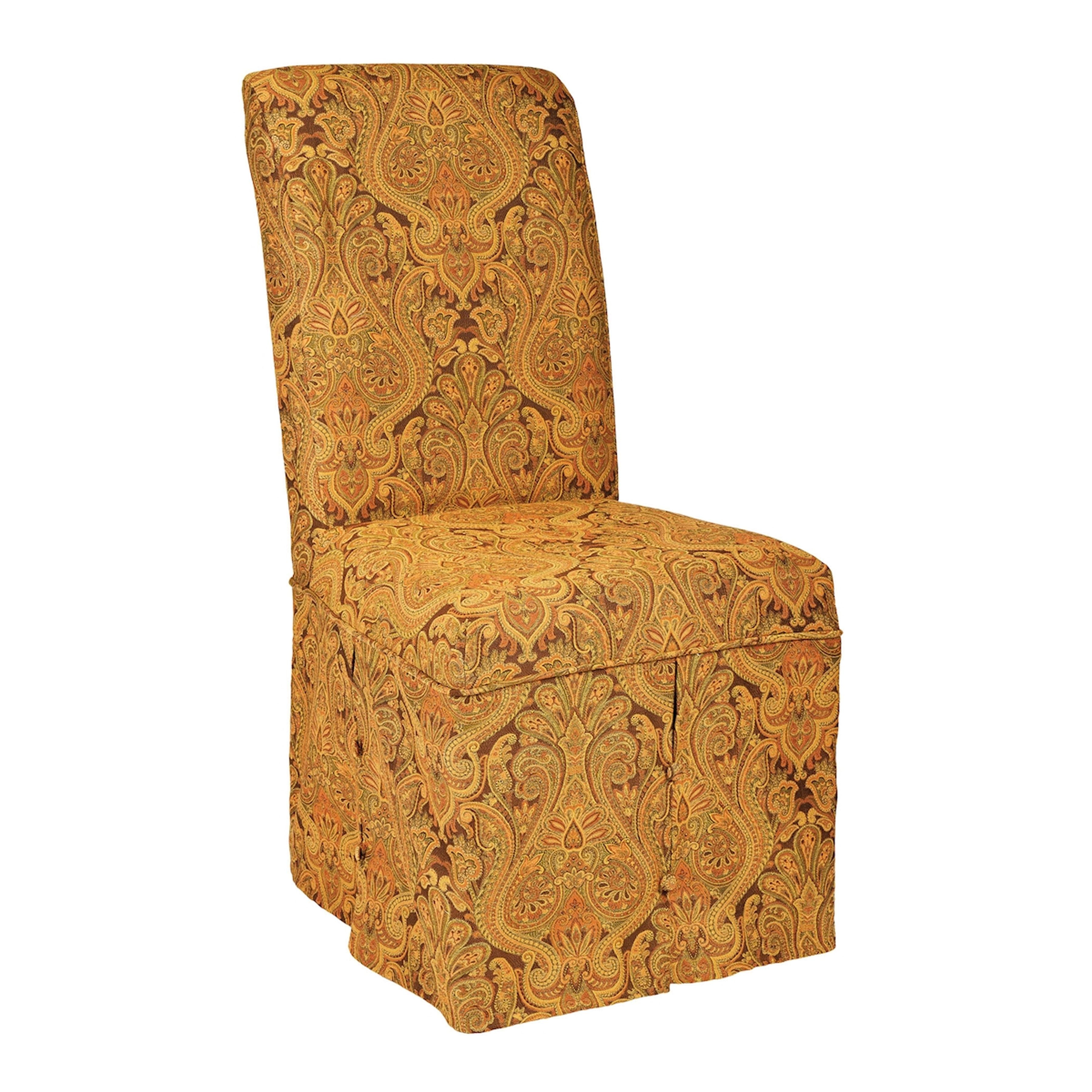 Plume Earth Parsons Skirted Chair - COVER ONLY