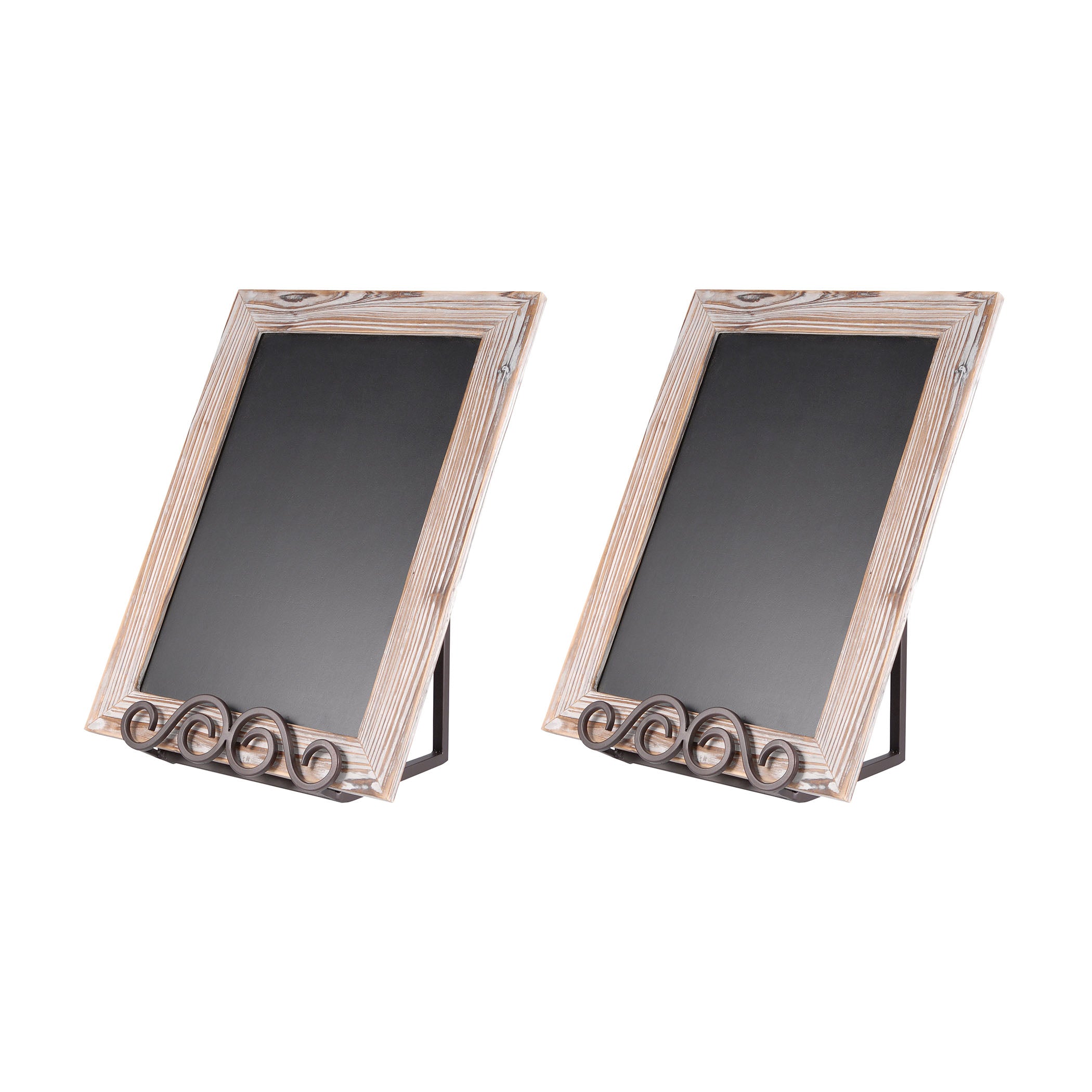 Chalkboard Object - Set of 2 Dark Brown