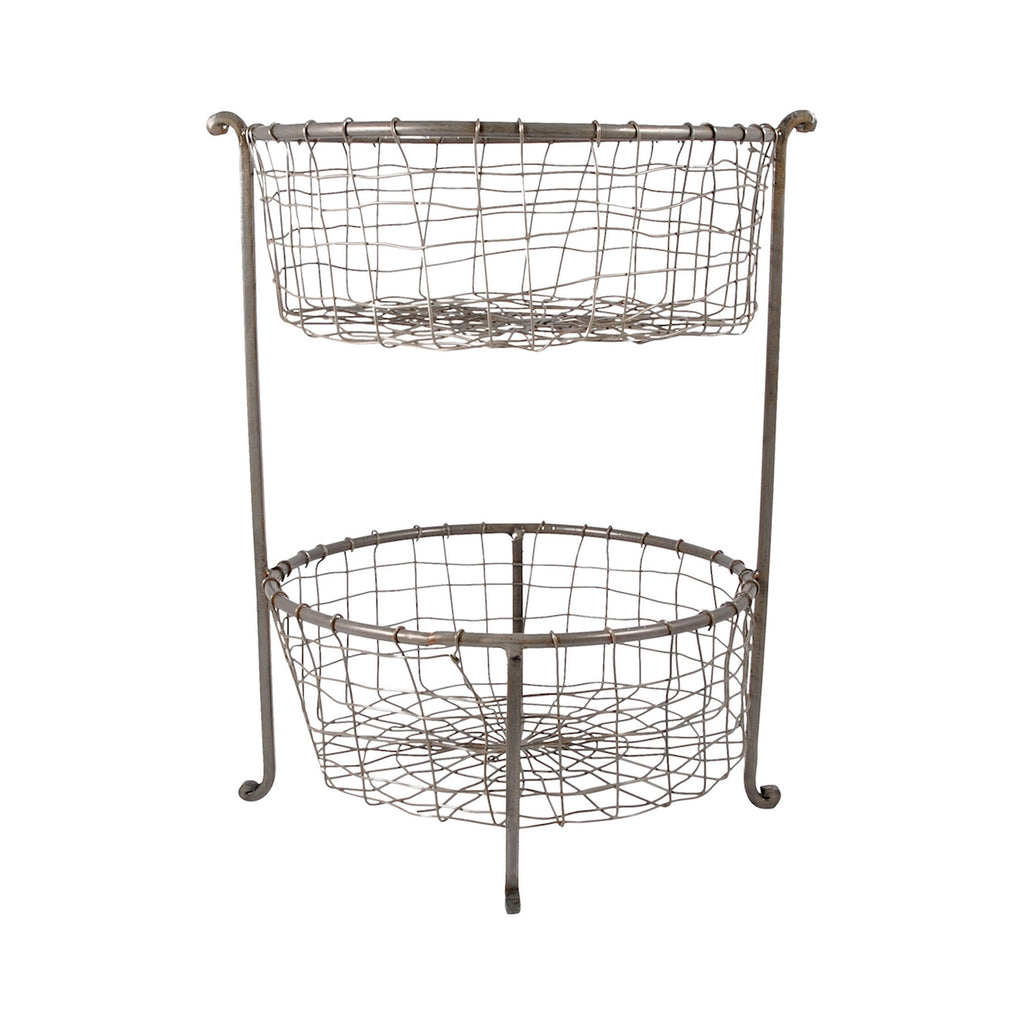 Rockwell Basket - Silver