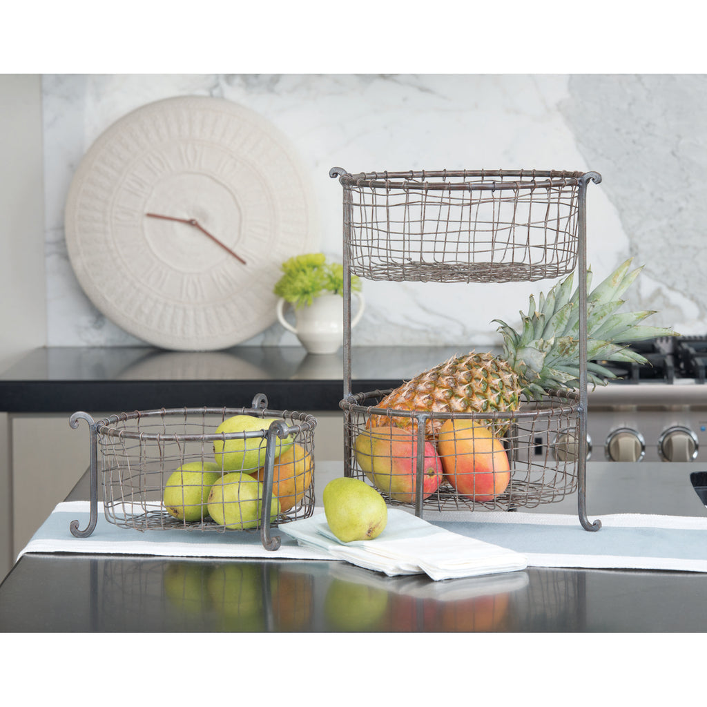 Rockwell Basket - Silver