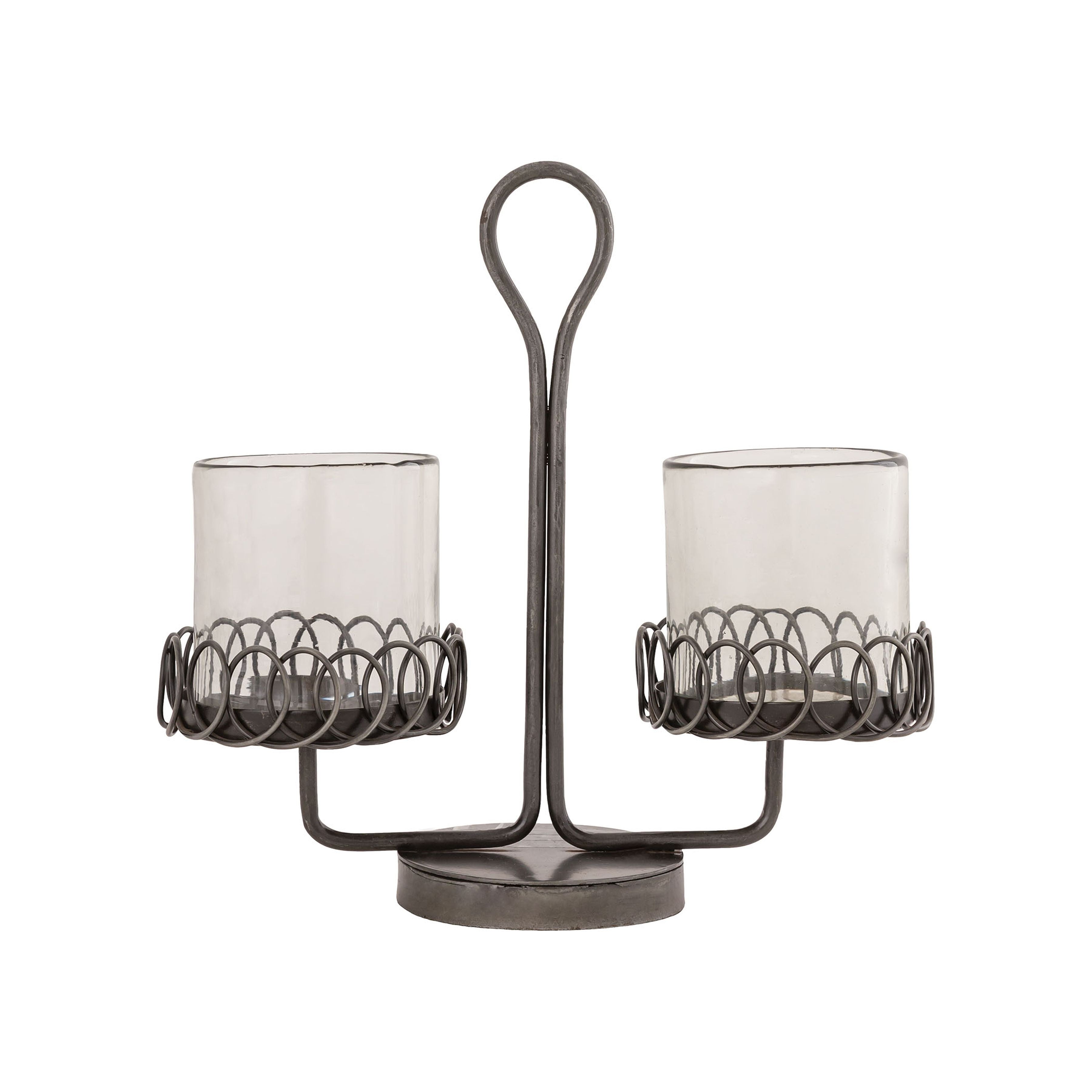 Chasloch Candleholder - Zinc