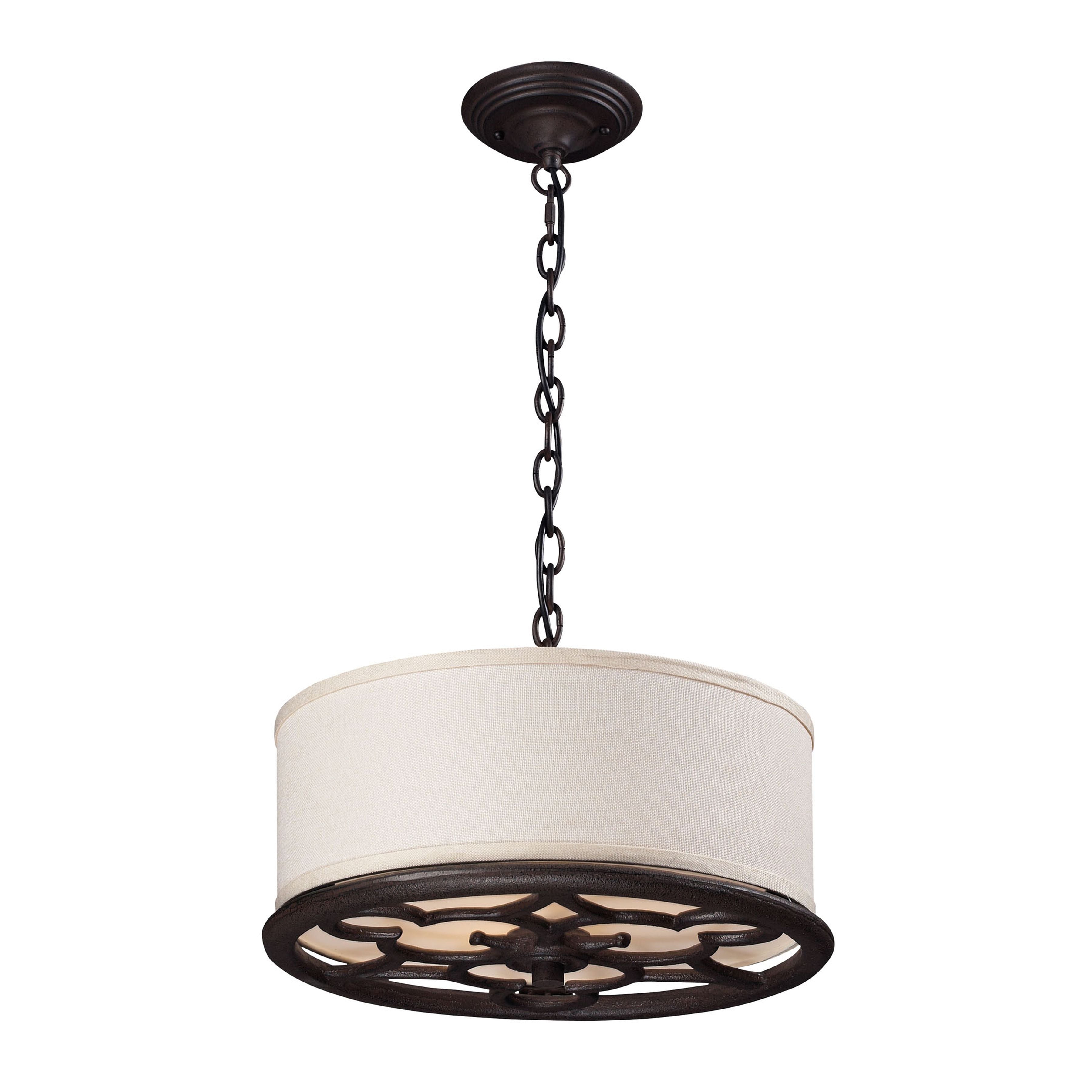 Ironton 18'' Wide 3-Light Pendant - Oiled Bronze