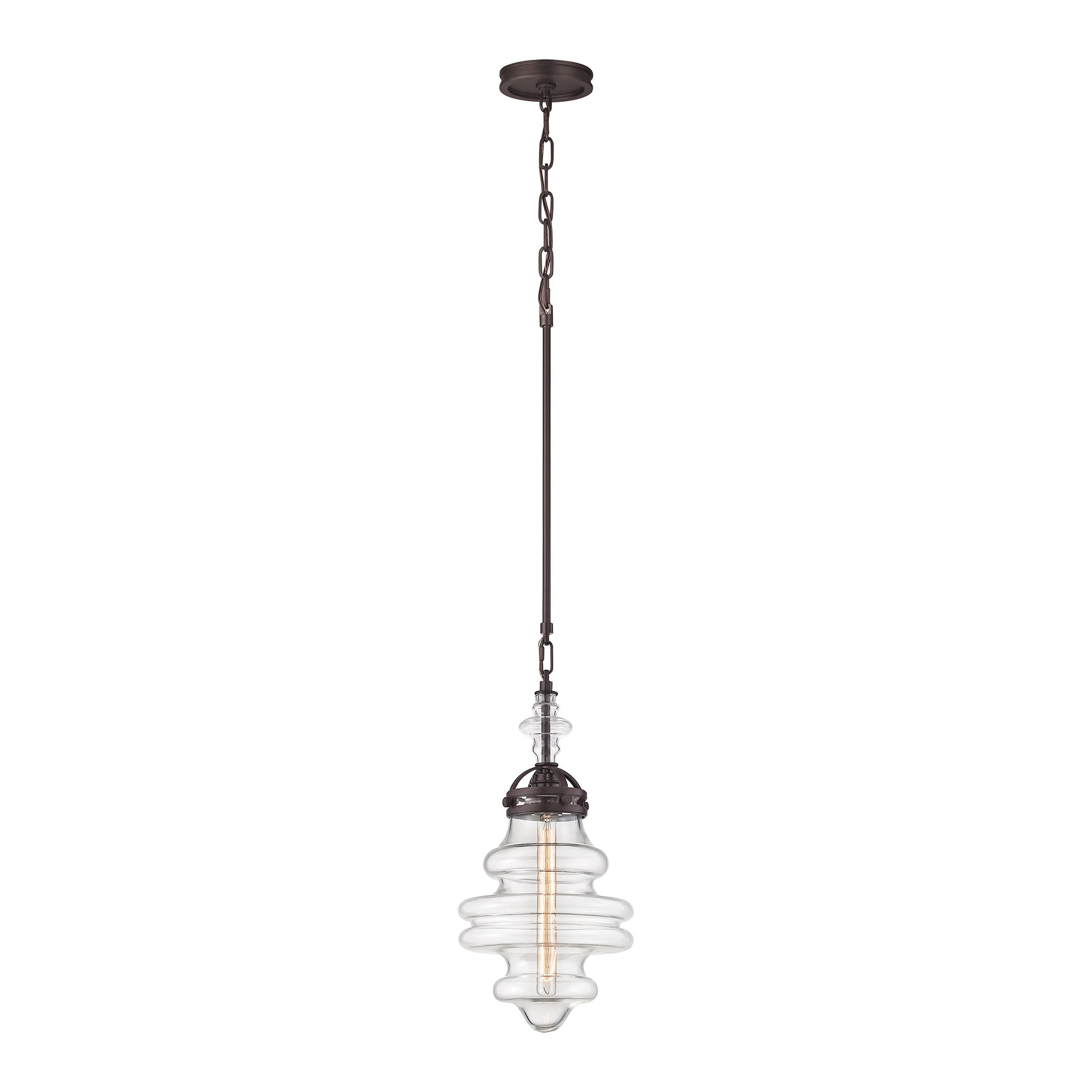 Gramercy 10'' Wide 1-Light Mini Pendant - Oil Rubbed Bronze