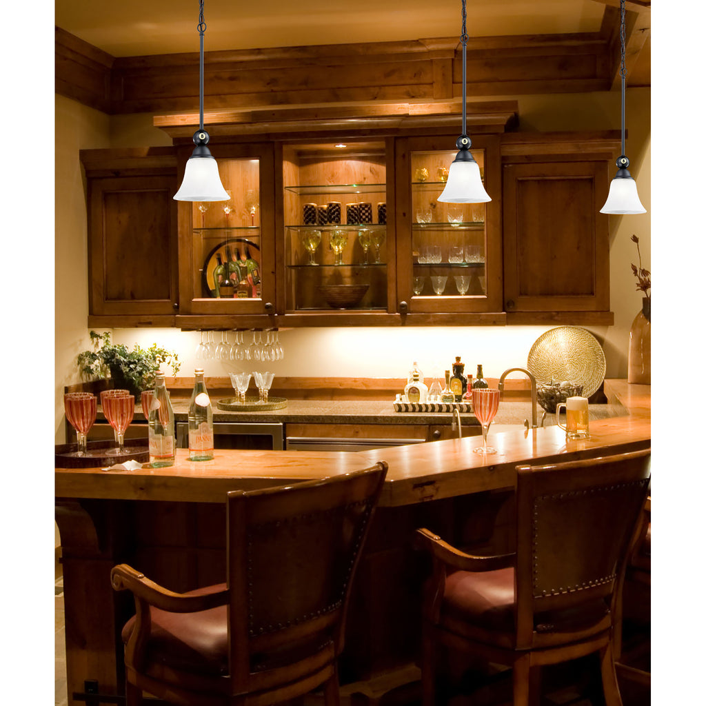 Designer Classics 7'' Wide 1-Light Mini Pendant - Matte Black