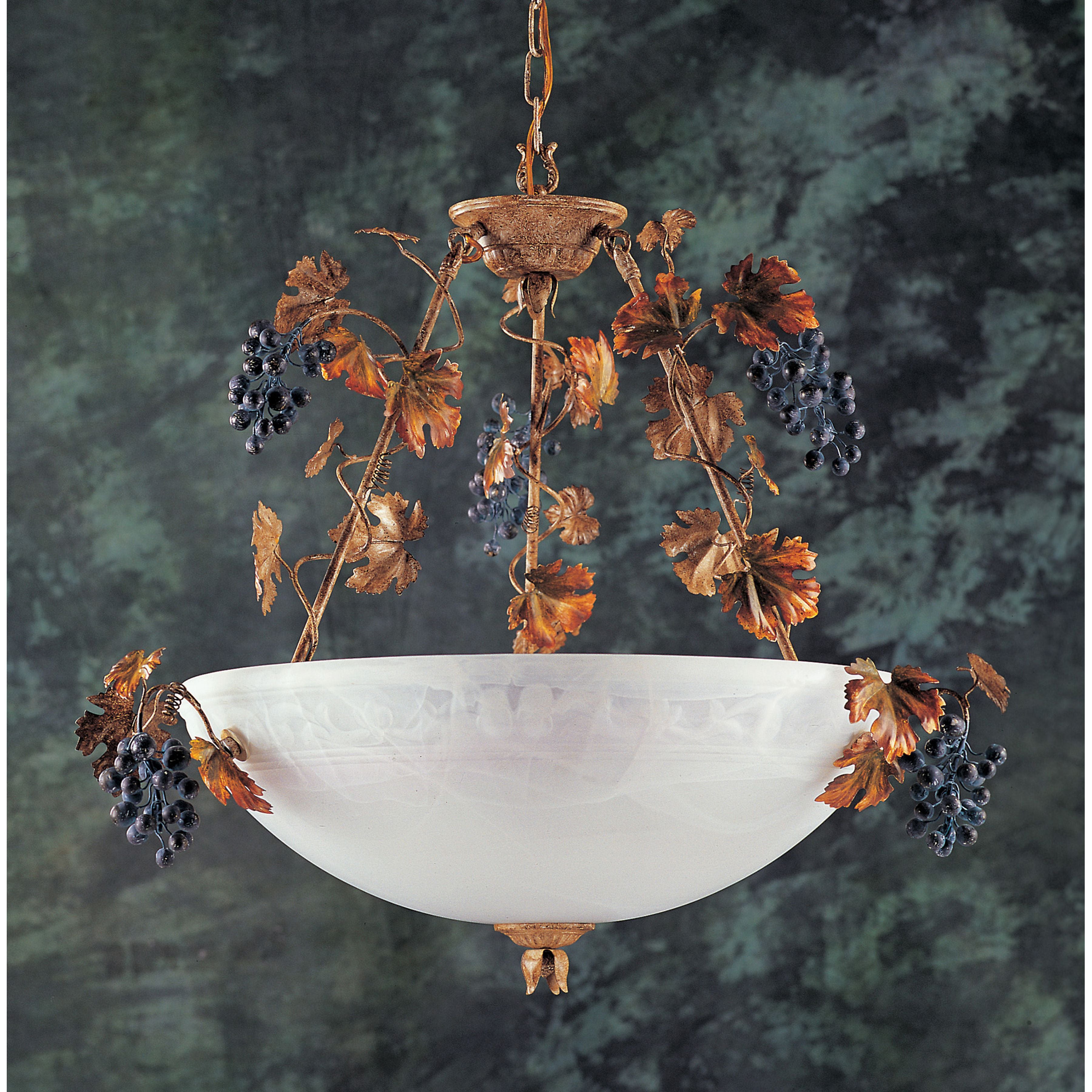 Vigna 34'' Wide 6-Light Pendant - Fawn Beige