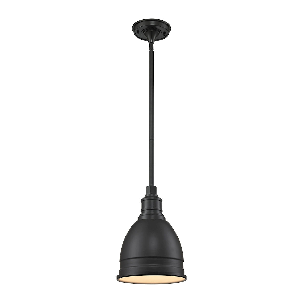 Carolton 8'' Wide 1-Light Mini Pendant - Oil Rubbed Bronze