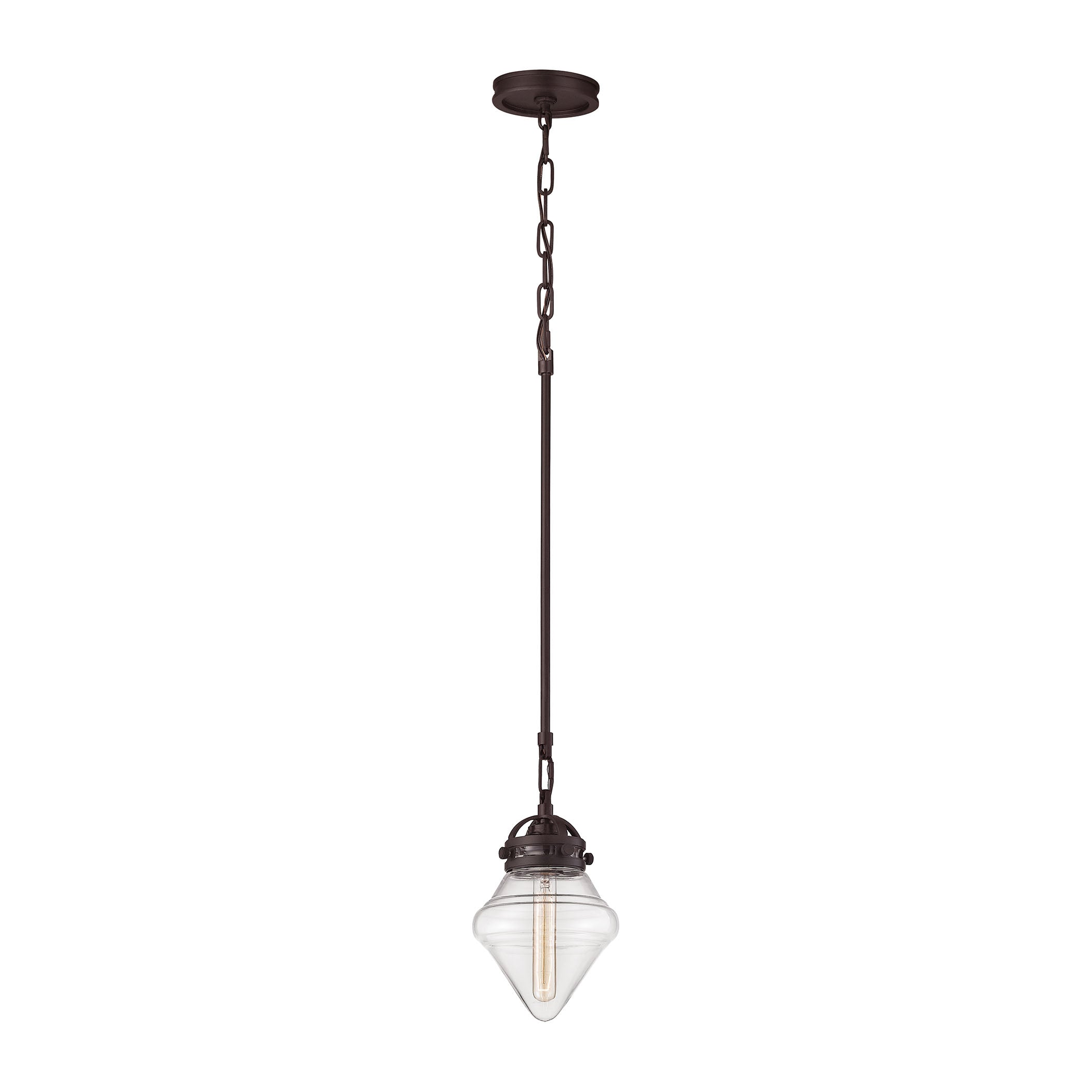 Gramercy 7'' Wide 1-Light Mini Pendant - Oil Rubbed Bronze