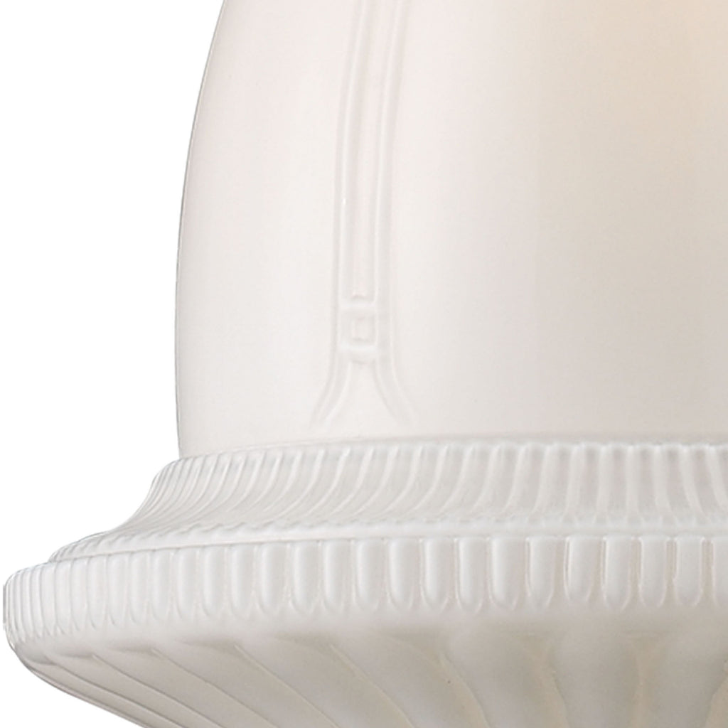 Schoolhouse 8'' Wide 1-Light Mini Pendant - Satin Nickel