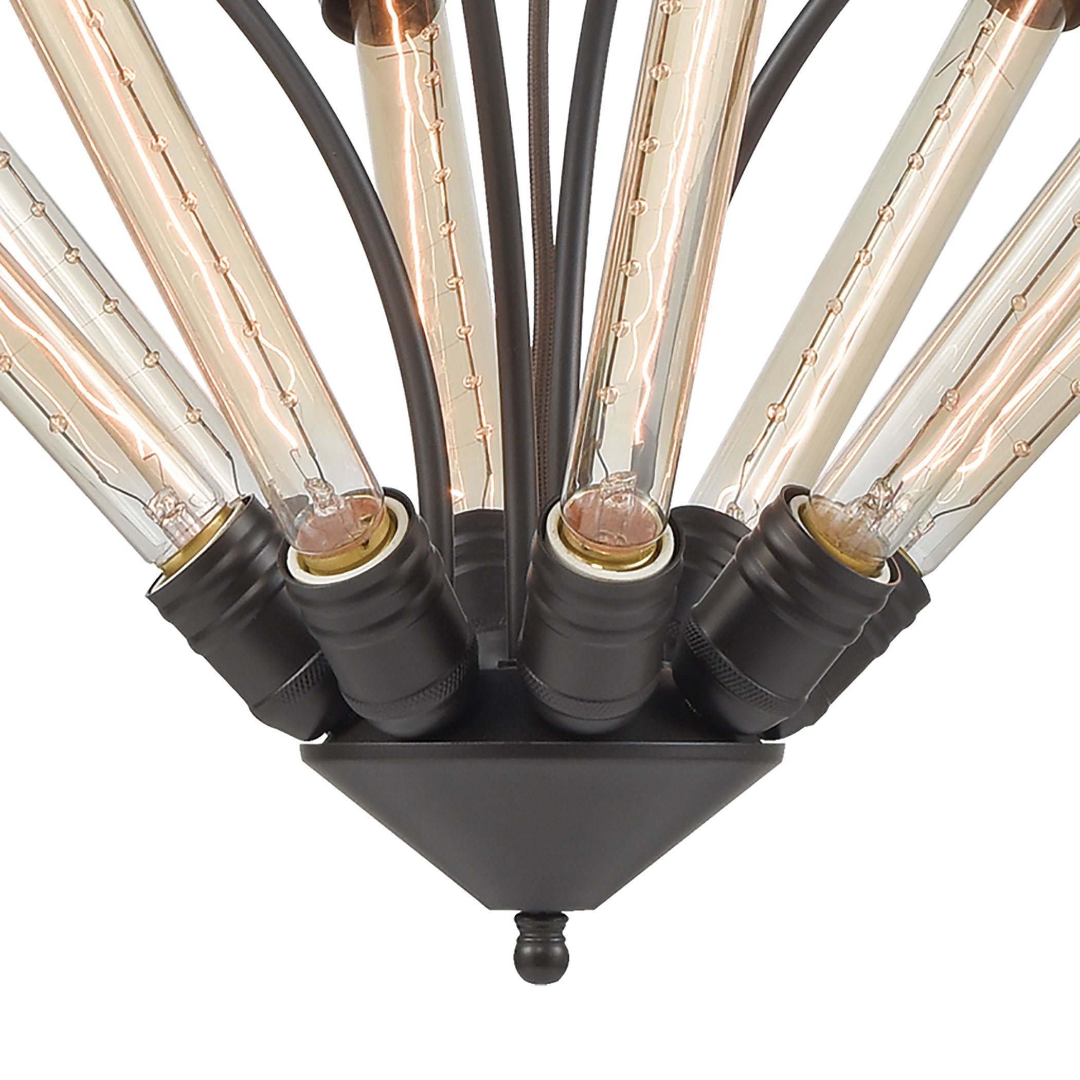 Centrifugal 27'' Wide 8-Light Chandelier - Oil Rubbed Bronze