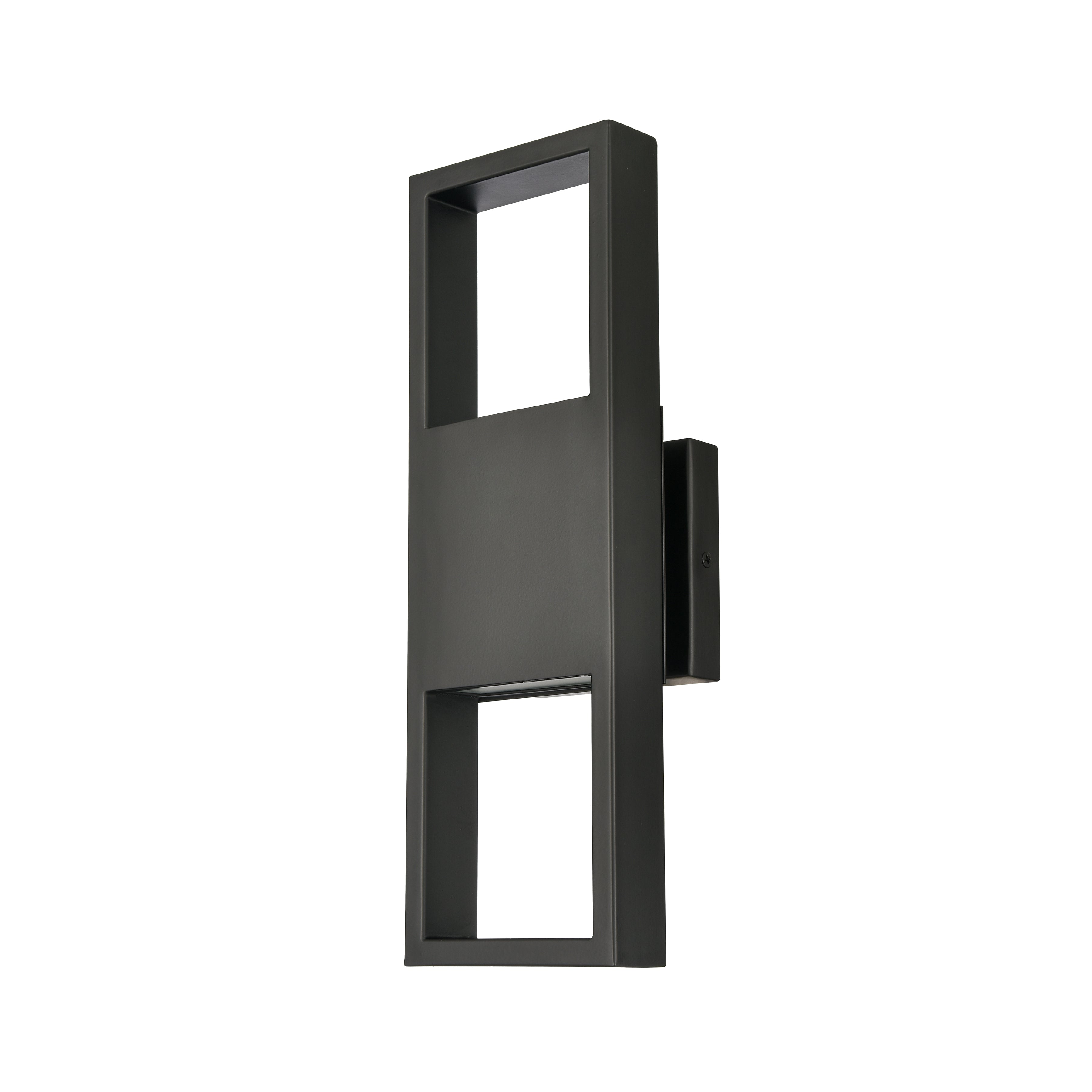 Reflection Point 15'' High LED Outdoor Sconce - Matte Black