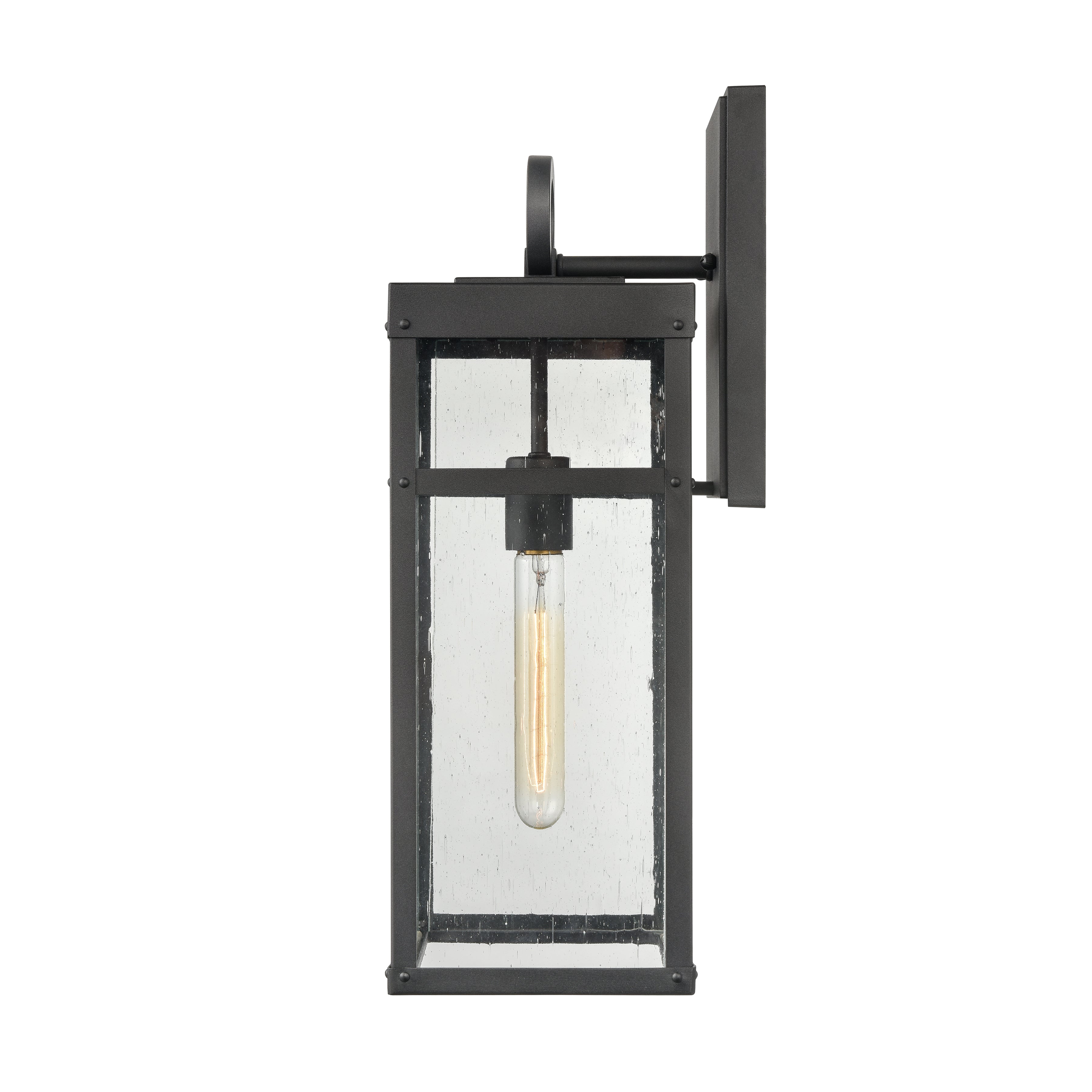 Dalton 19.5'' High 1-Light Outdoor Sconce - Textured Black