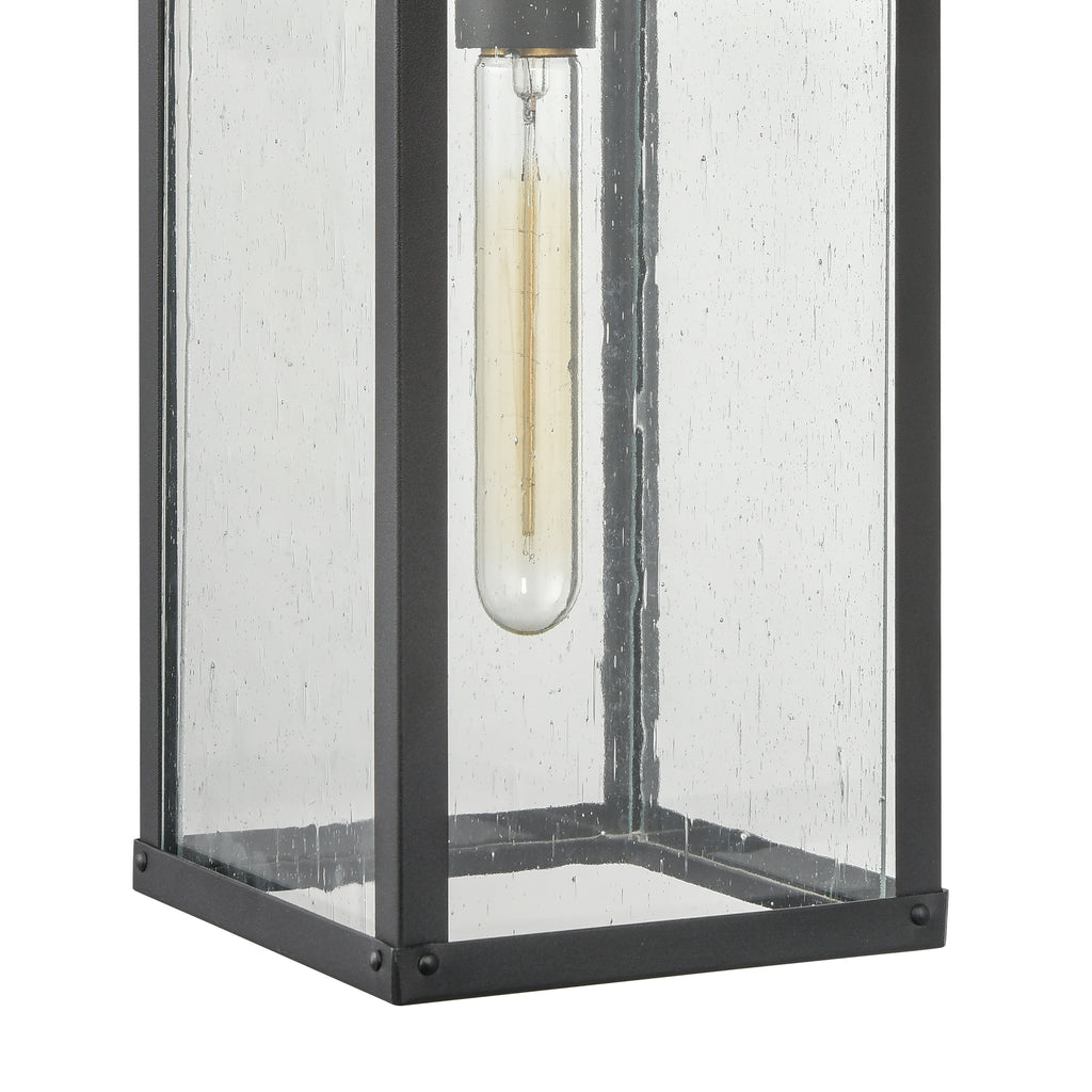 Dalton 19.5'' High 1-Light Outdoor Sconce - Textured Black