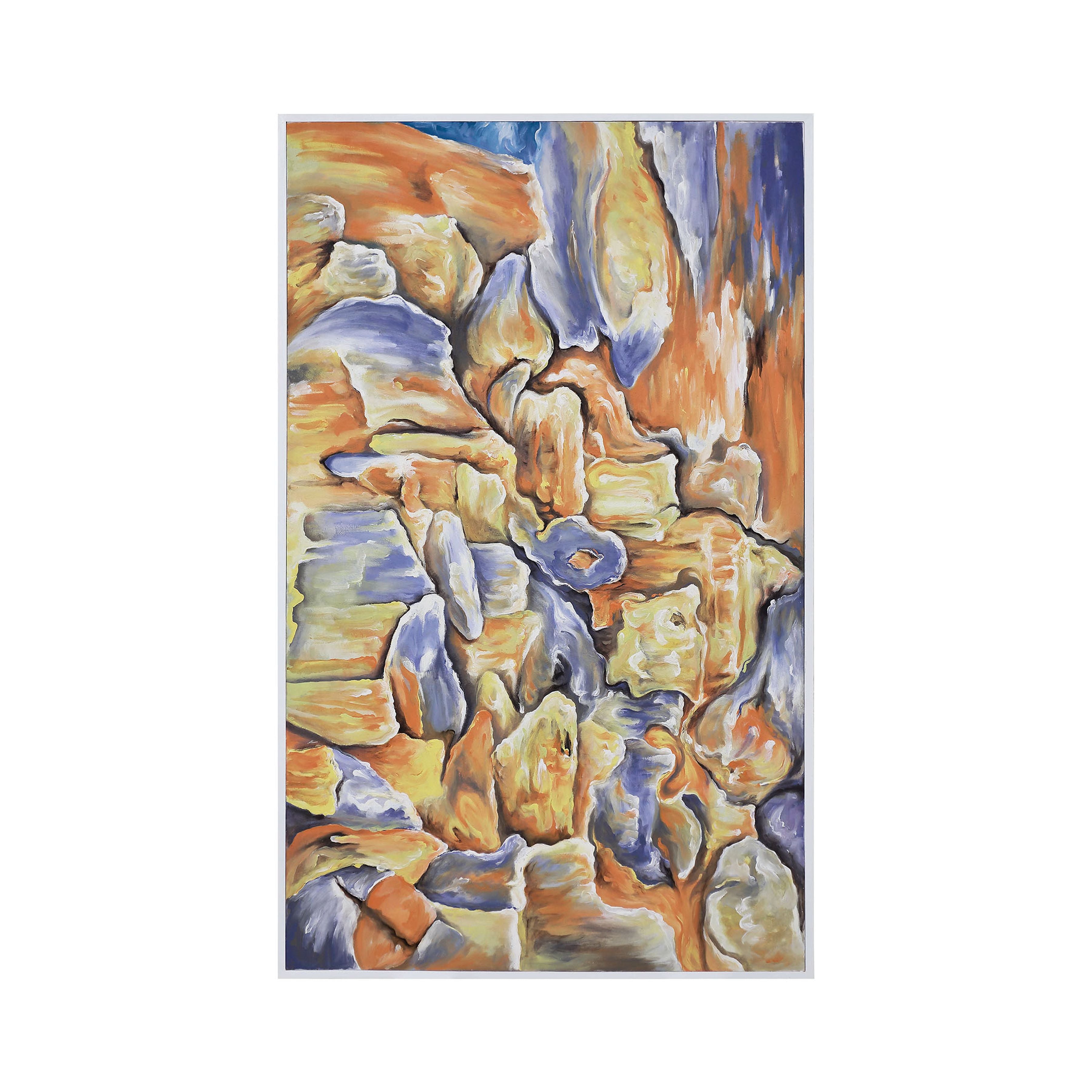 Summer Putty Framed Wall Art - Yellow