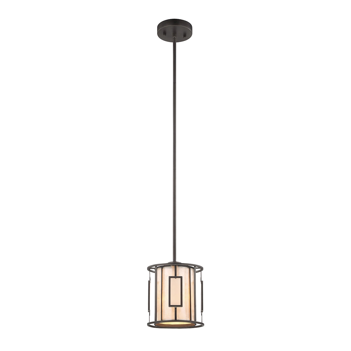 Minden 7'' Wide 1-Light Mini Pendant - Bronze