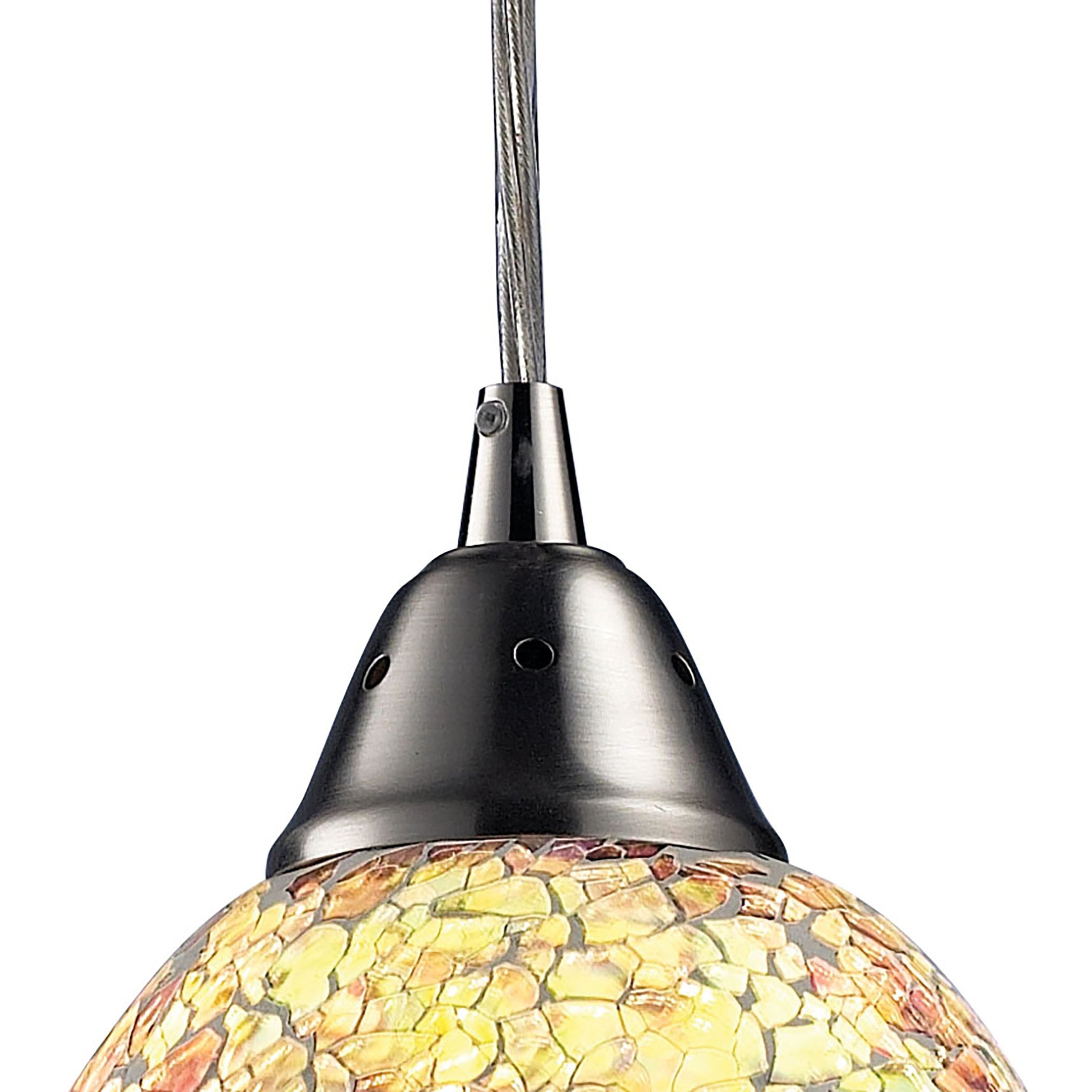 Avalon 5'' Wide 1-Light Mini Pendant - Satin Nickel