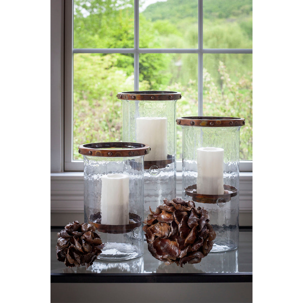 Palm Petal Orb - Large Brown