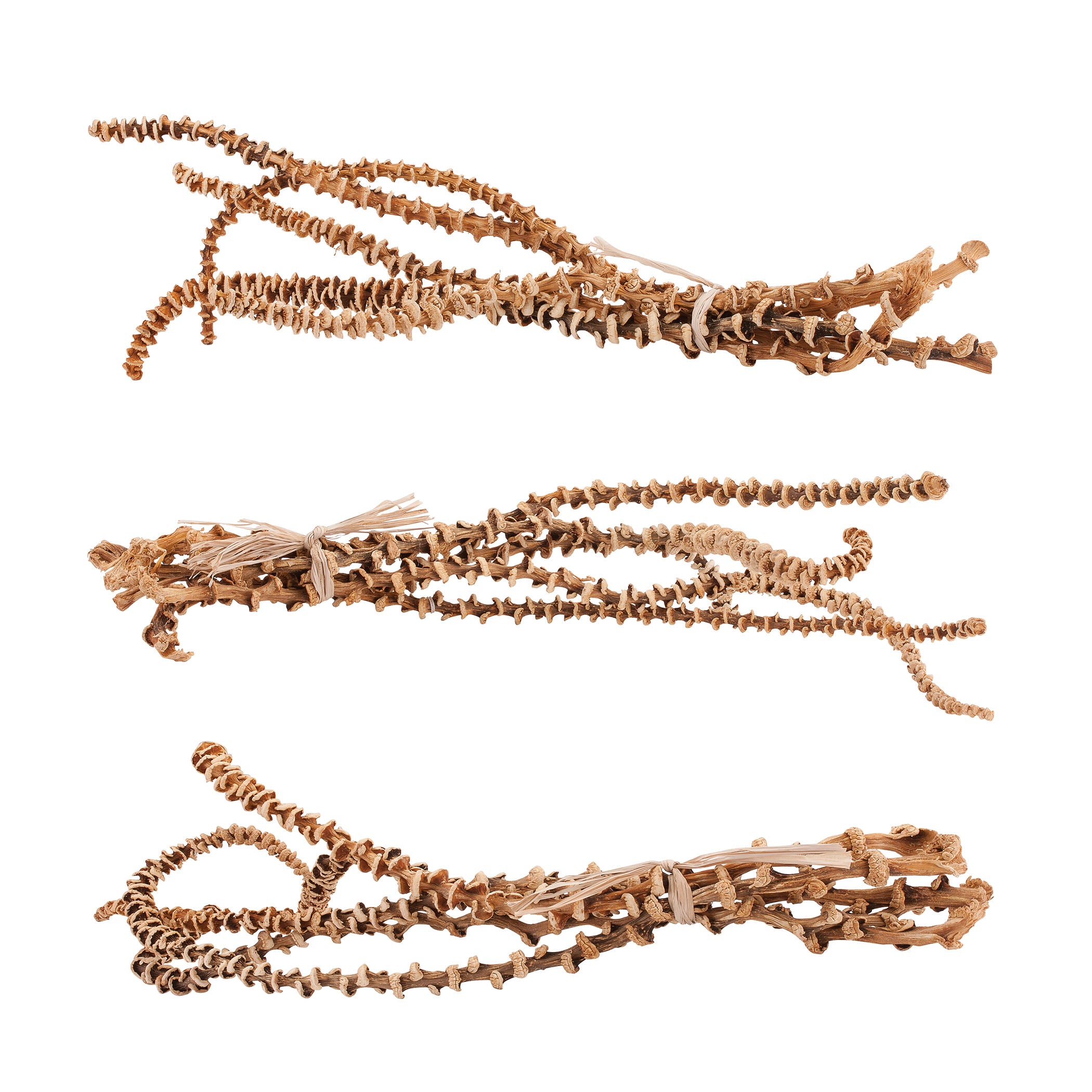 Banana Stem Object - Set of 3 Natural