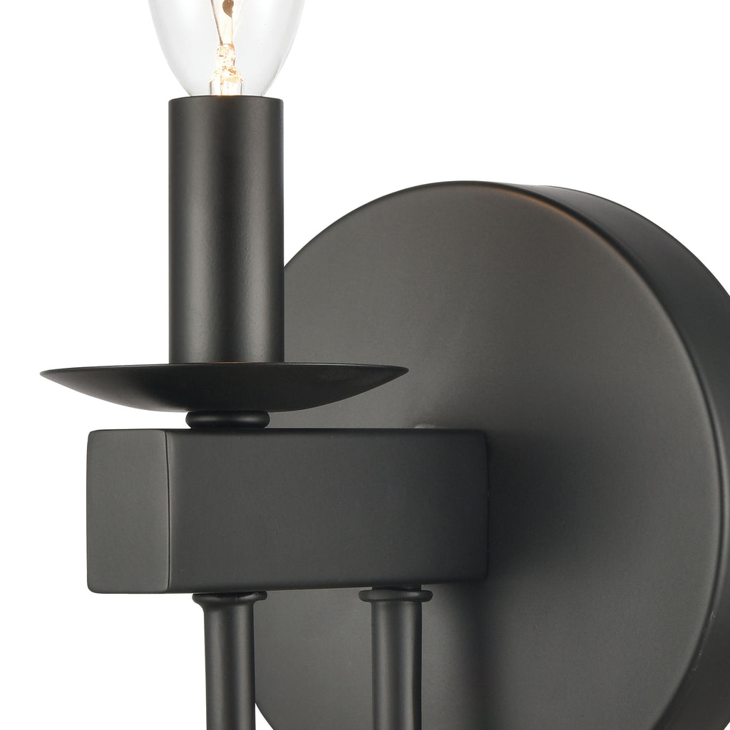Williamson 7'' High 1-Light Sconce - Black