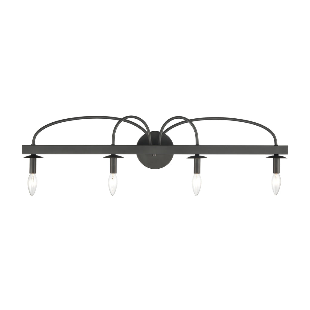 Williamson 35'' Wide 4-Light Vanity Light - Black