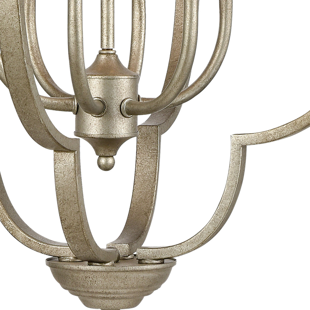 Lanesboro 18'' Wide 6-Light Pendant - Dusted Silver