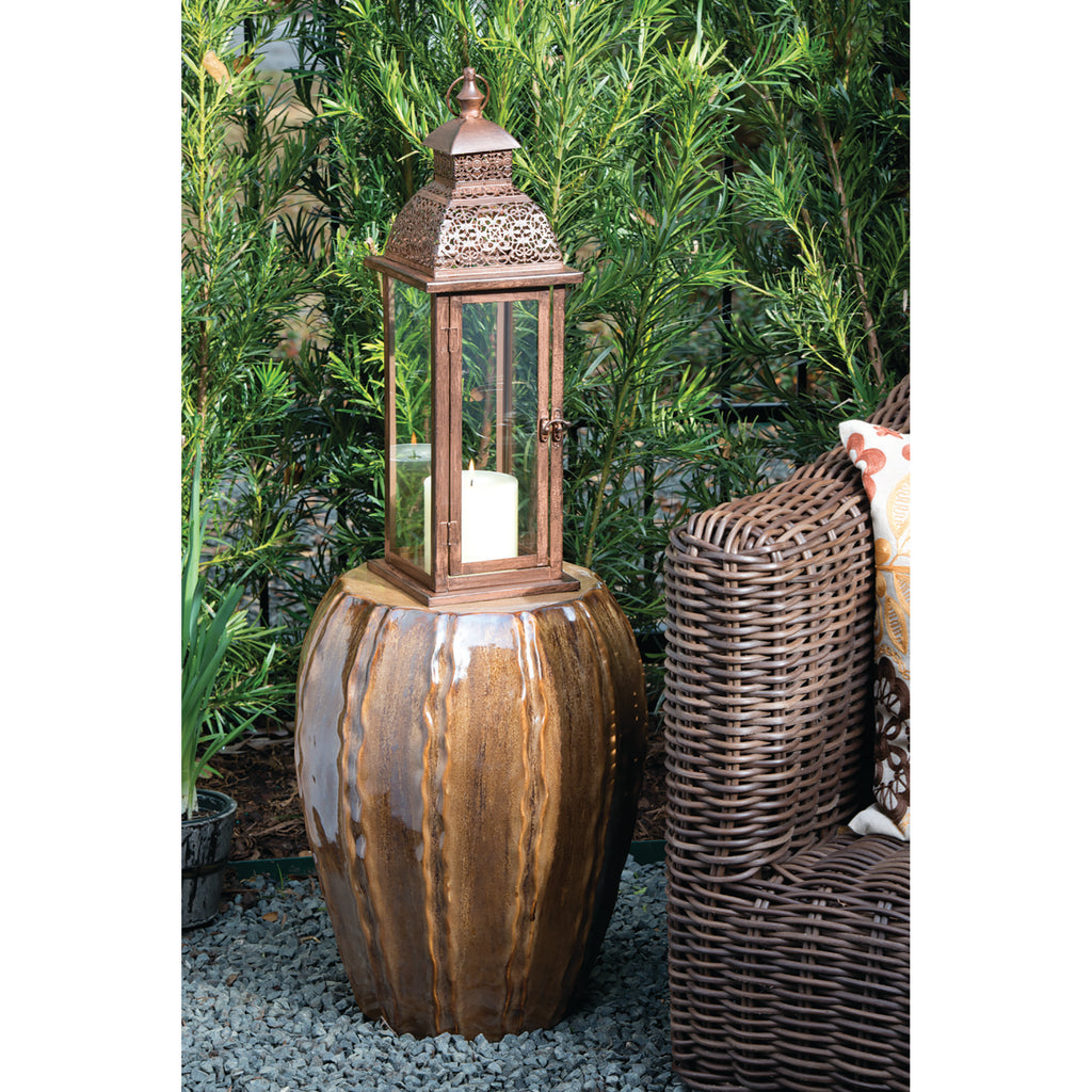 Vineyard Lantern - Antique Brown