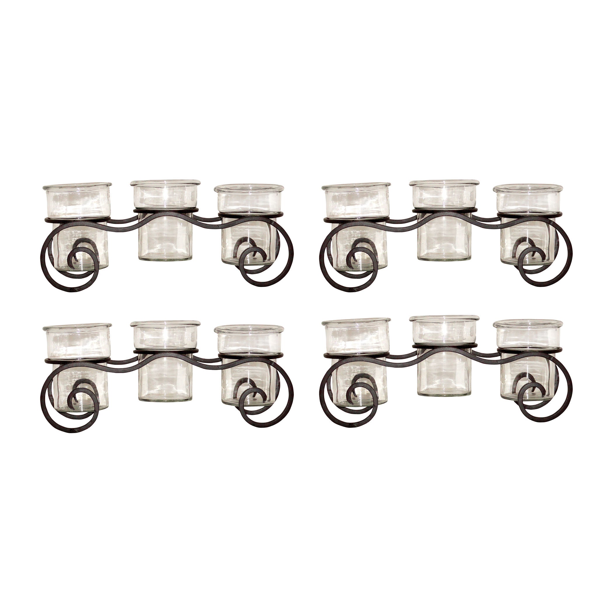 La Forge Planter - Set of 4 Dark Bronze