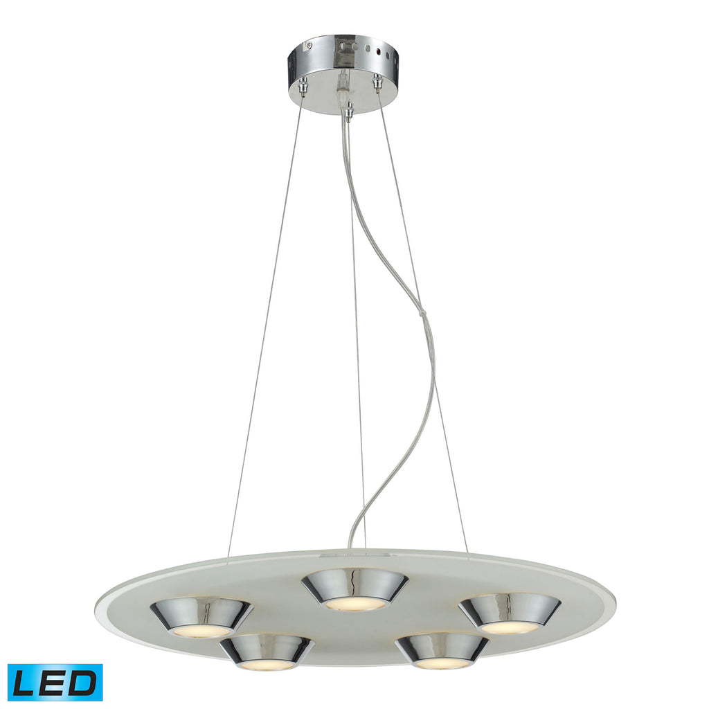 Brentford 22'' Wide Integrated LED Pendant - Chrome