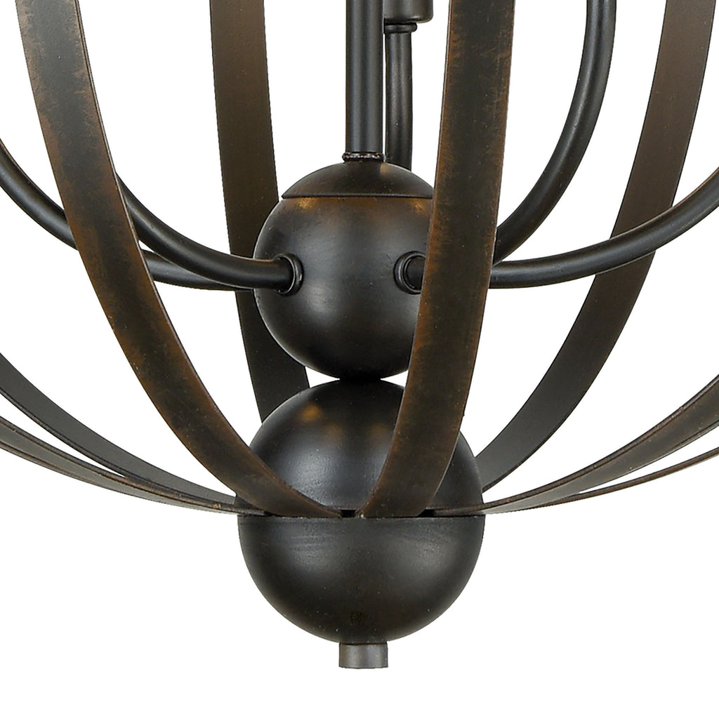 Duvoux 21'' Wide 5-Light Chandelier - Oil Rubbed Bronze