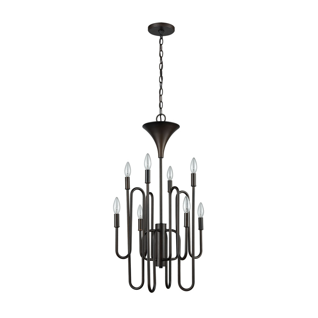 Decatur 19'' Wide 8-Light Chandelier - Oil Rubbed Bronze