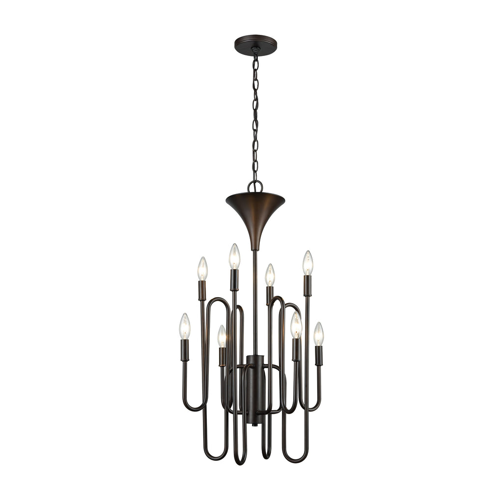 Decatur 19'' Wide 8-Light Chandelier - Oil Rubbed Bronze
