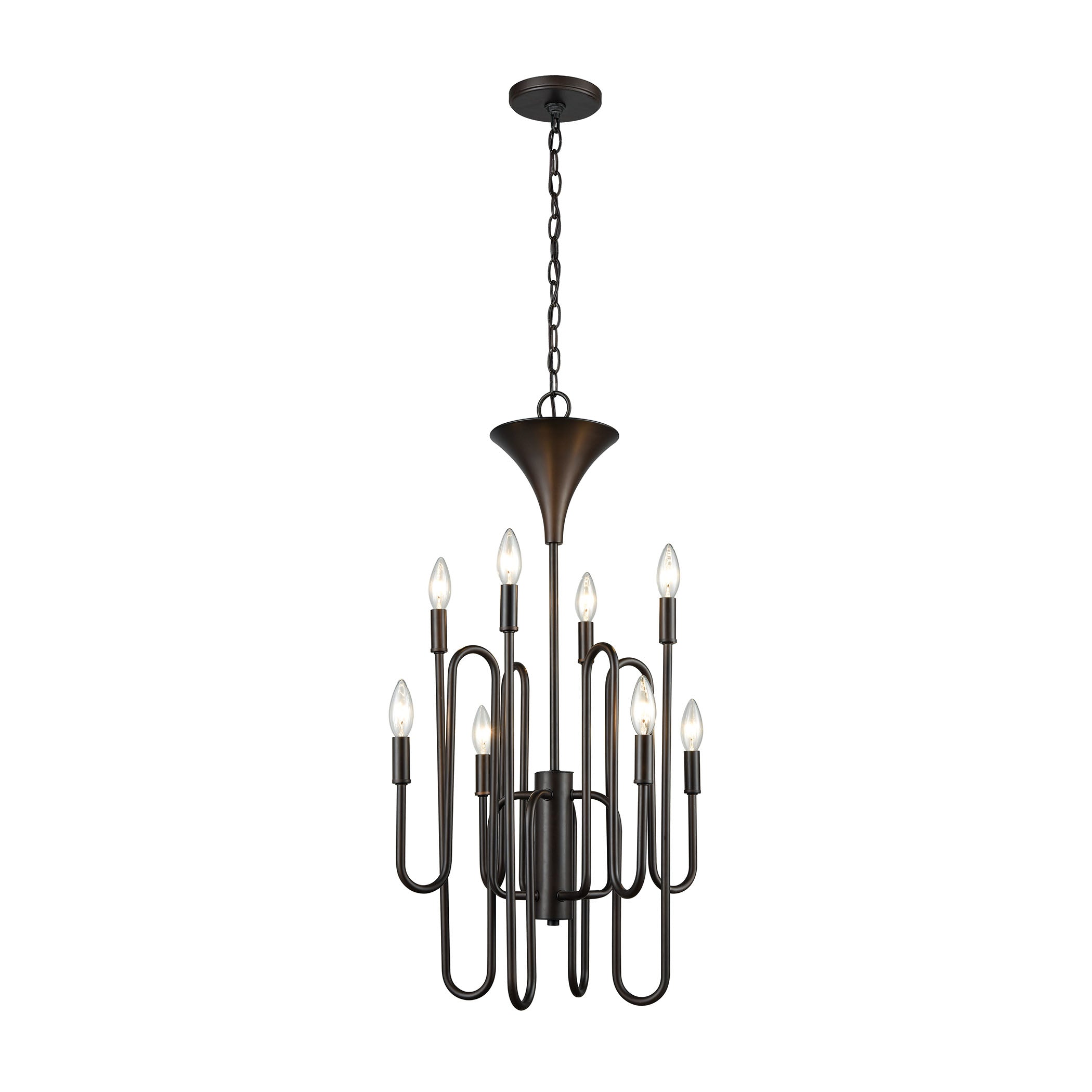 Decatur 19'' Wide 8-Light Chandelier - Oil Rubbed Bronze