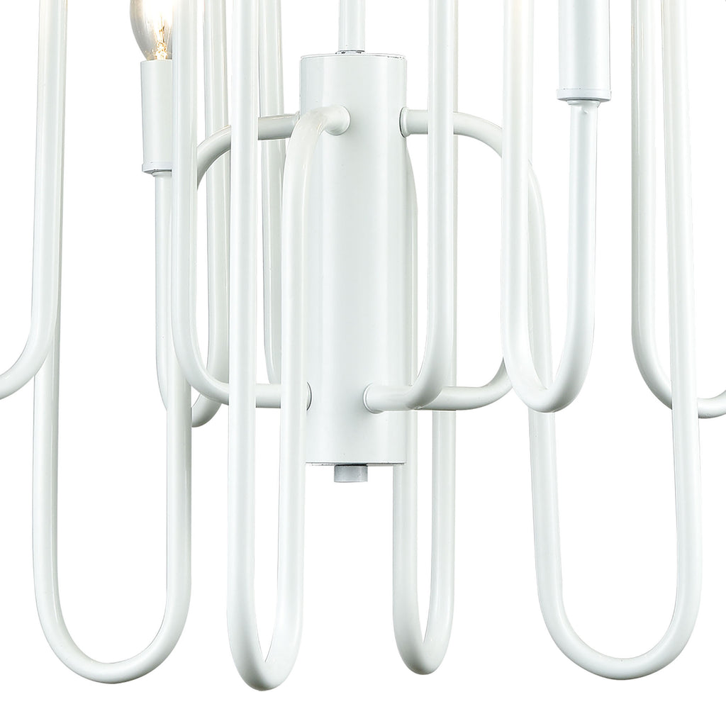 Decatur 19'' Wide 8-Light Chandelier - Matte White