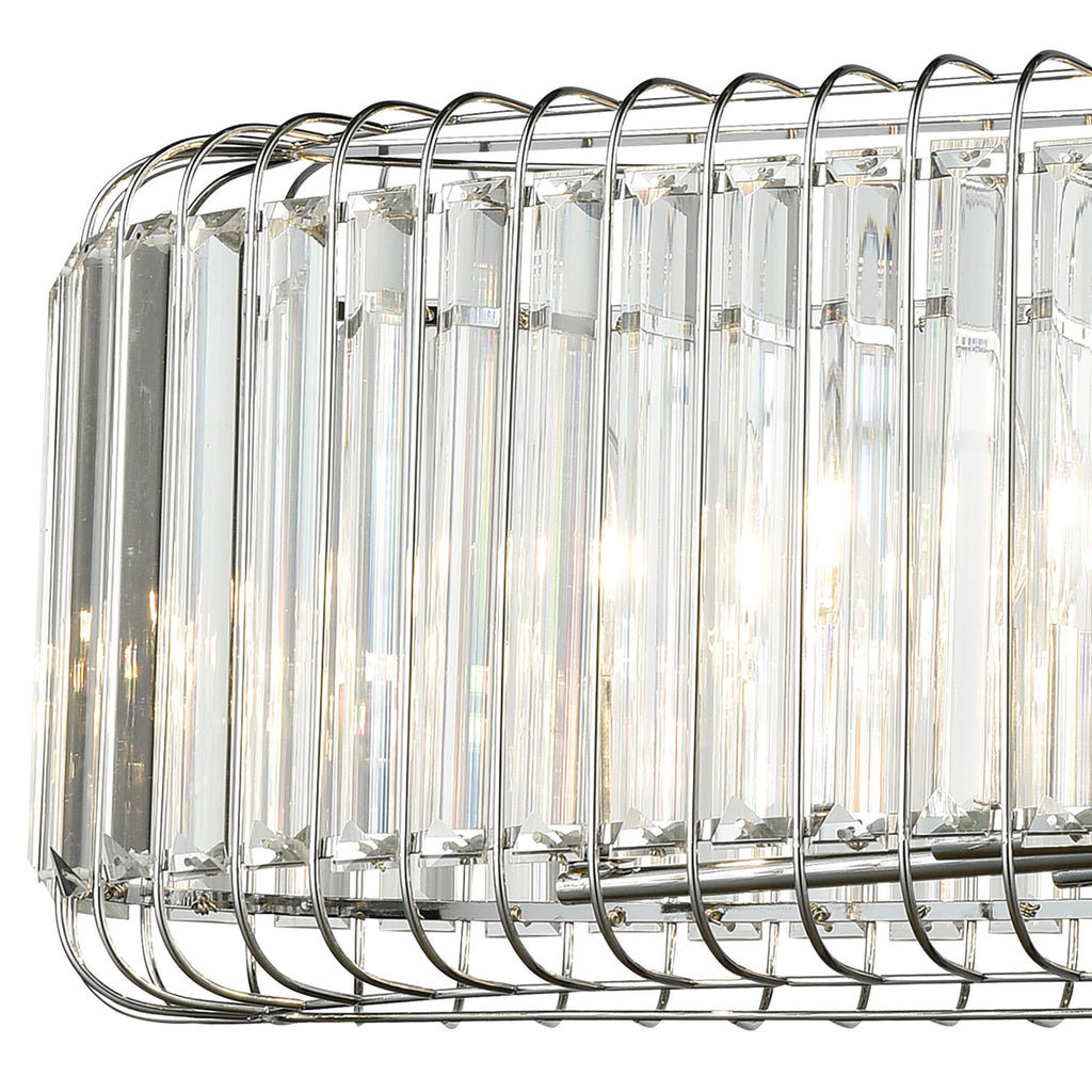 Beaumont 32'' Wide 6-Light Chandelier - Polished Chrome