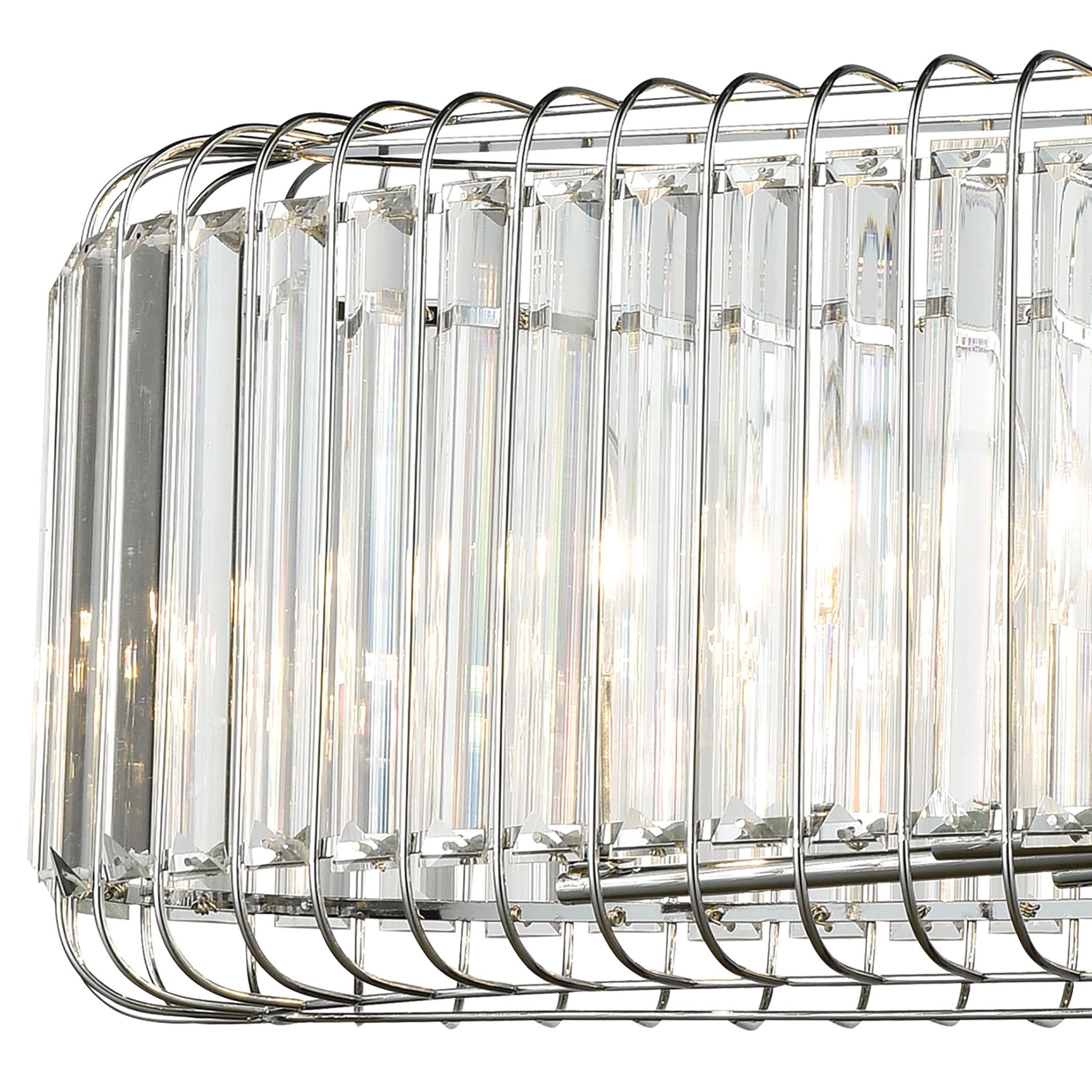 Beaumont 32'' Wide 6-Light Chandelier - Polished Chrome