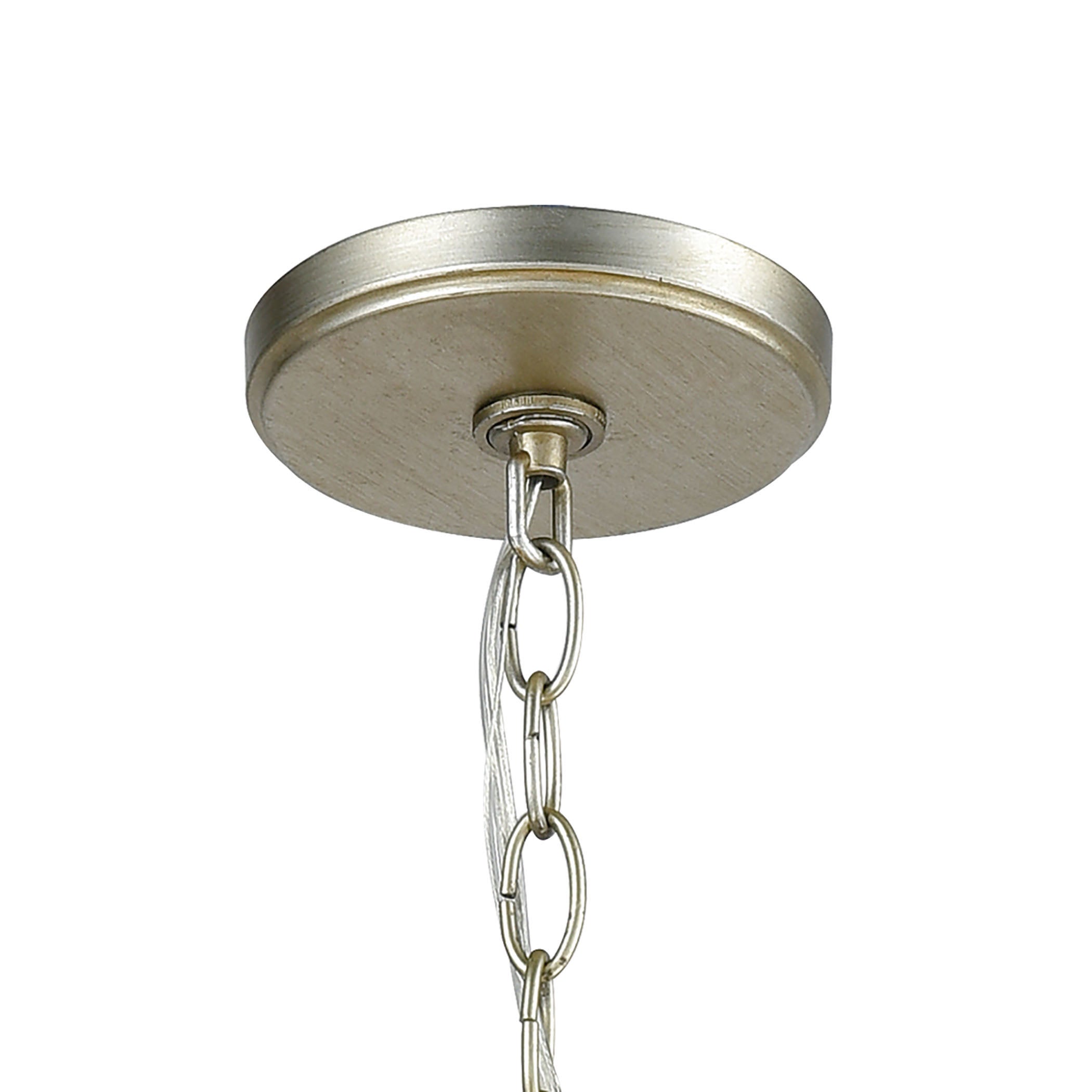 Whirlwind 17'' Wide 4-Light Pendant - Aged Silver