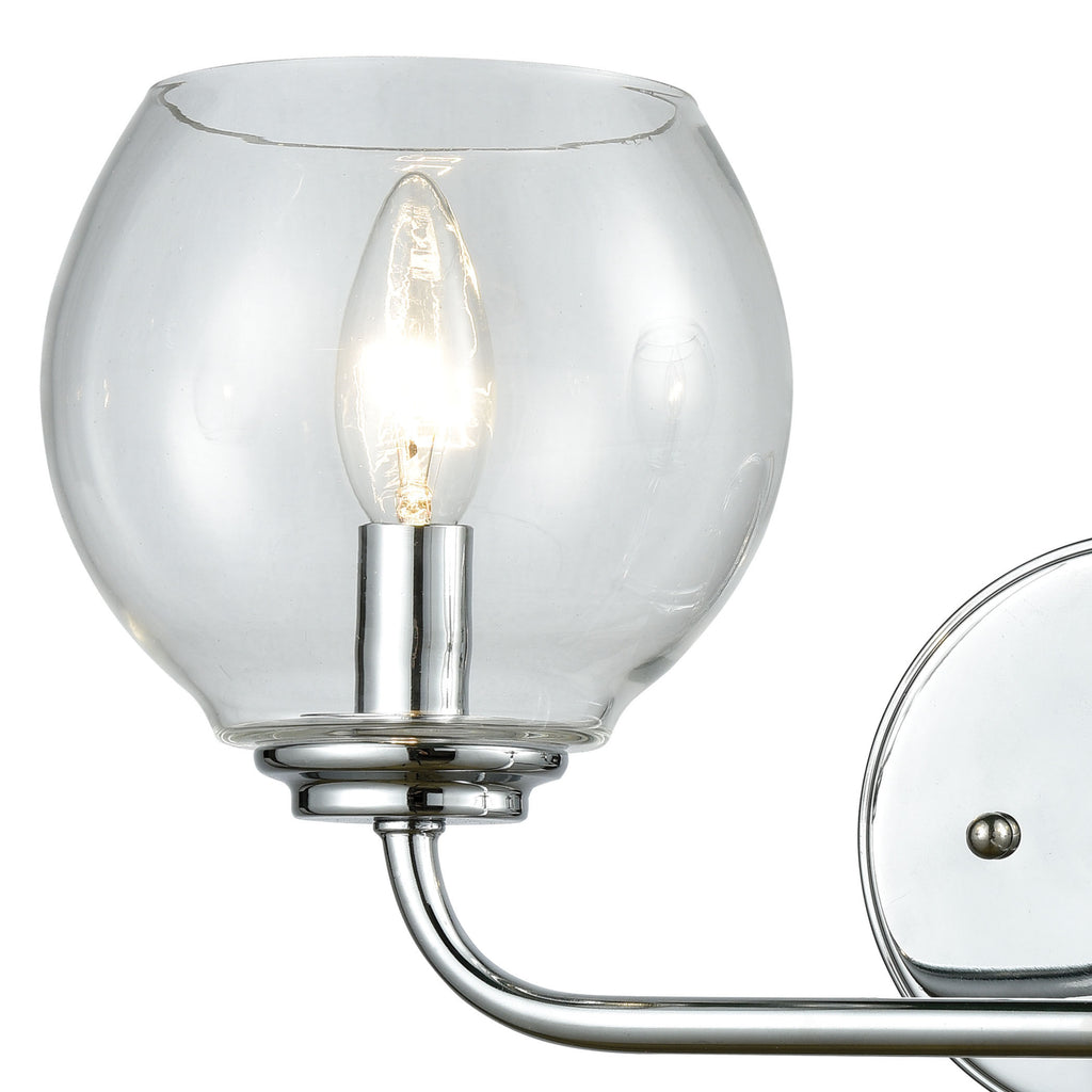 Emory 16'' Wide 2-Light Vanity Light - Polished Chrome
