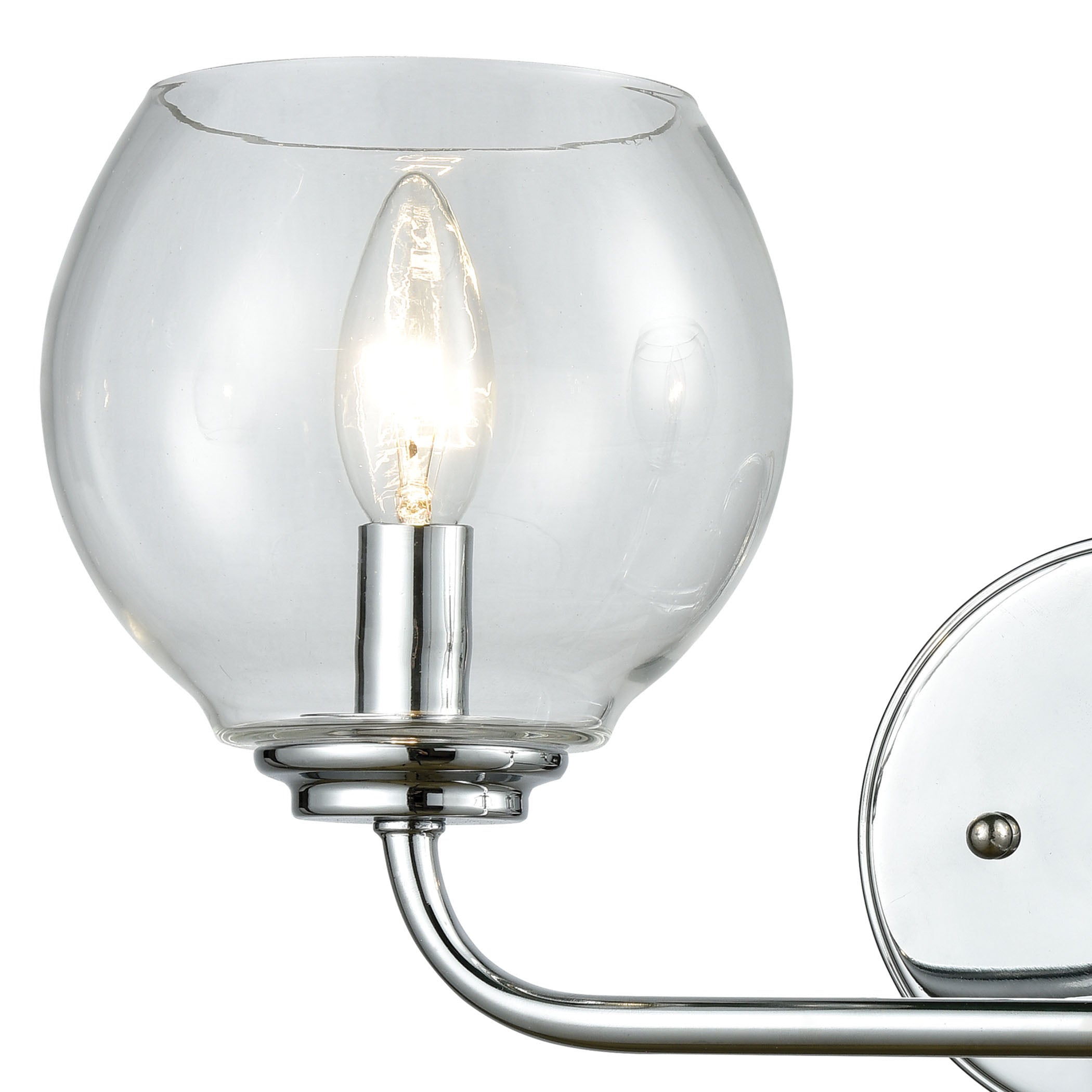 Emory 16'' Wide 2-Light Vanity Light - Polished Chrome