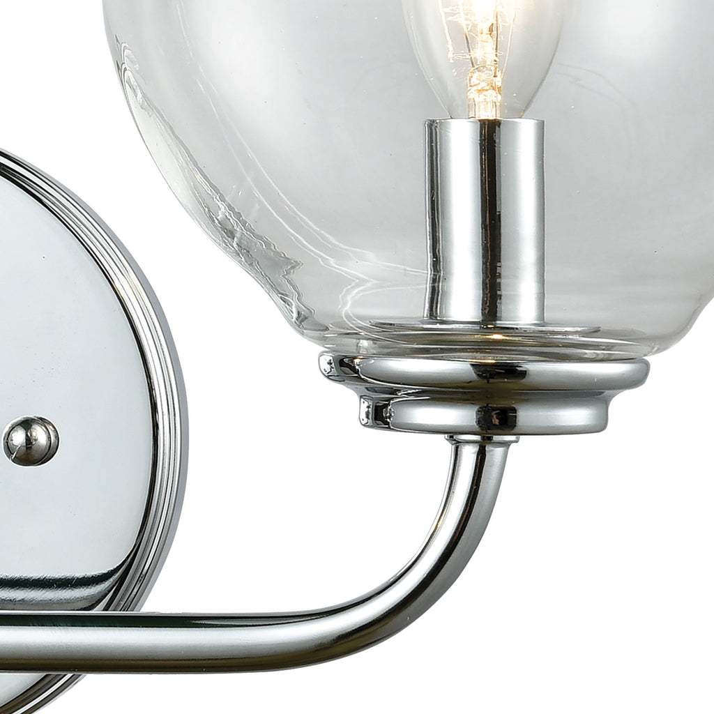 Emory 16'' Wide 2-Light Vanity Light - Polished Chrome