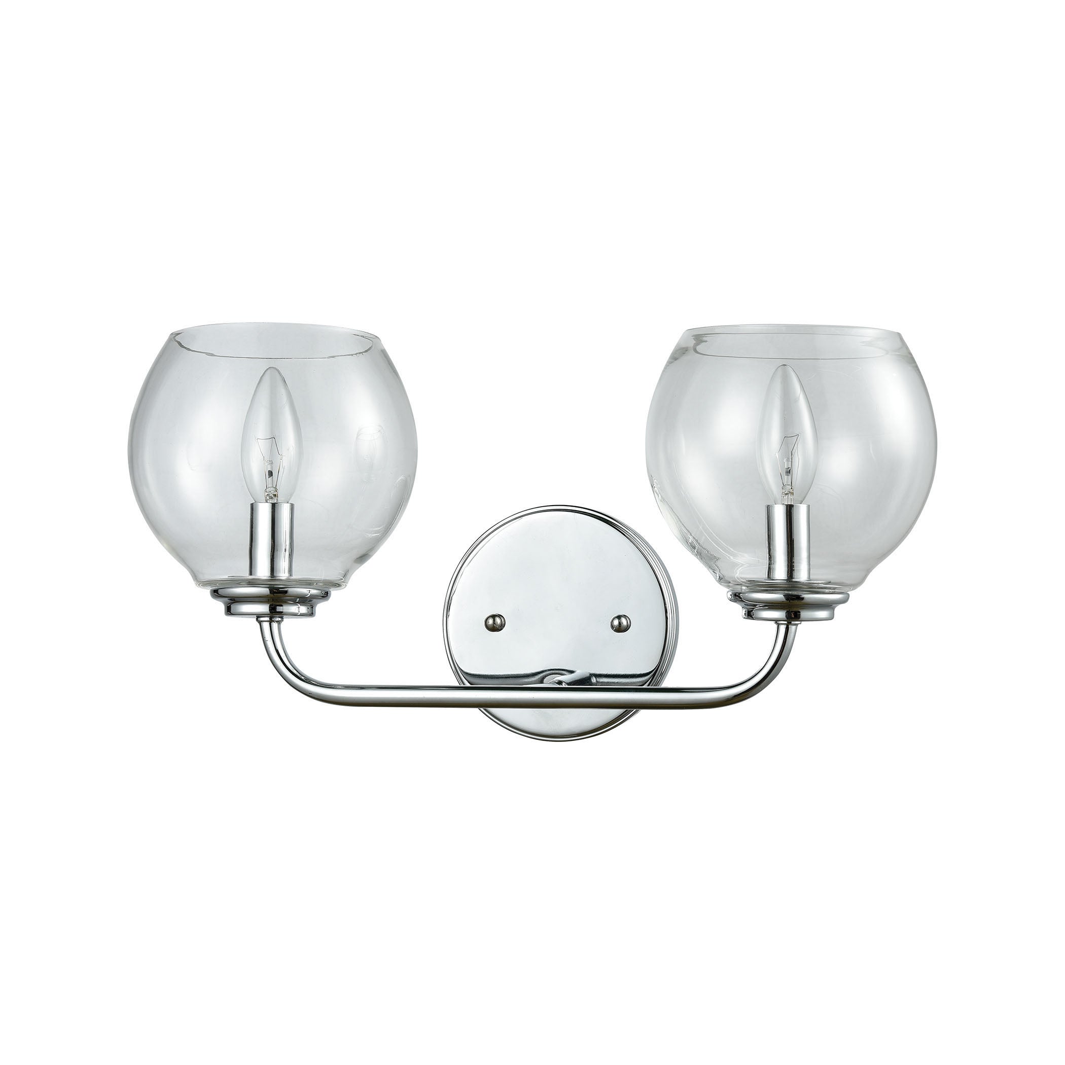Emory 16'' Wide 2-Light Vanity Light - Polished Chrome