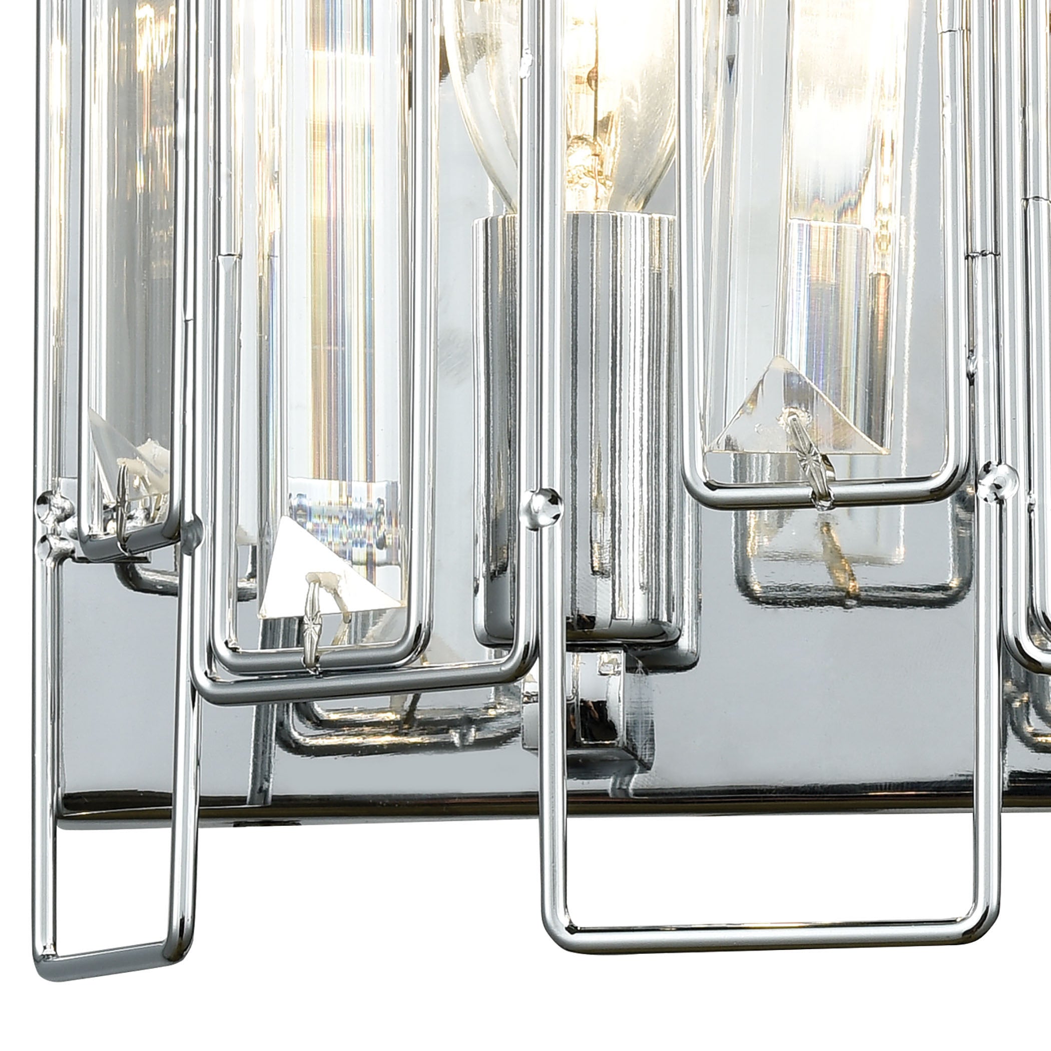 Crosby 9'' Wide 2-Light Vanity Light - Polished Chrome