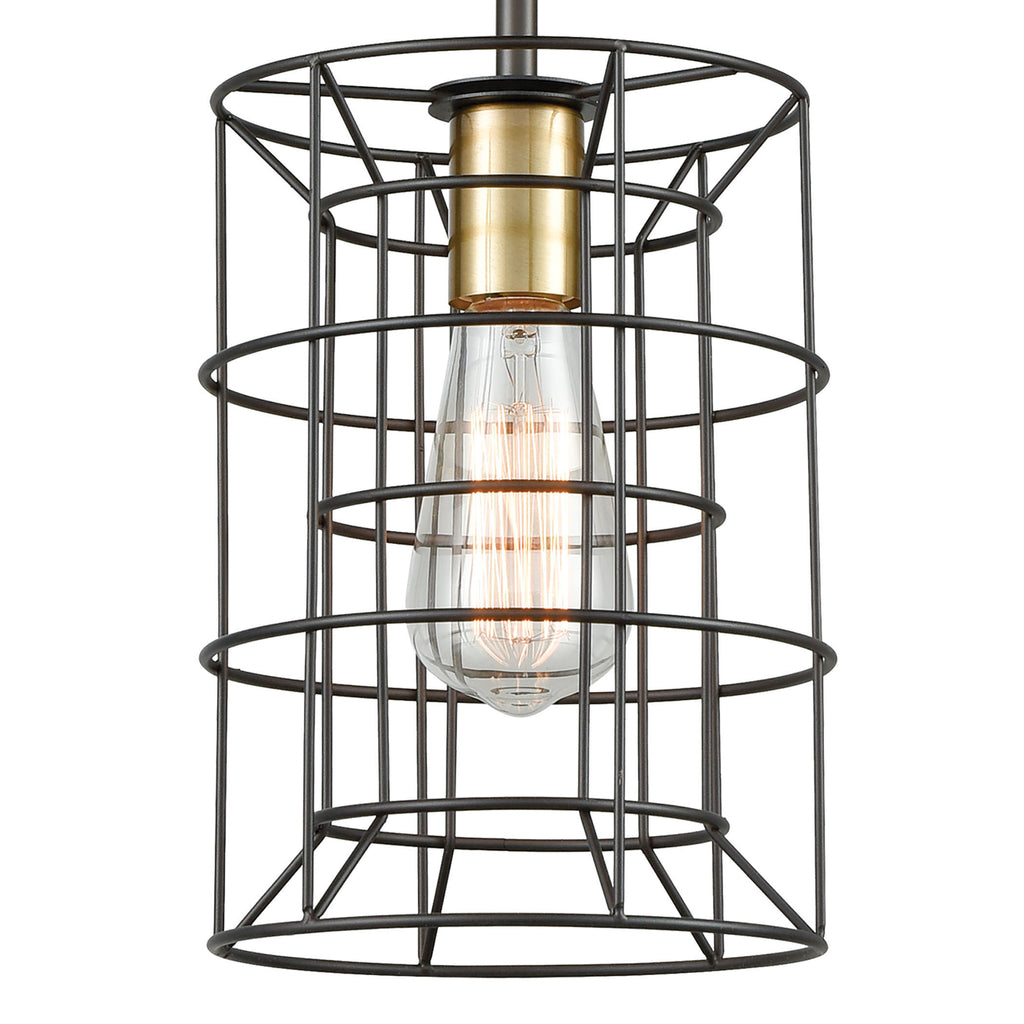 Dayton 7'' Wide 1-Light Mini Pendant - Oil Rubbed Bronze