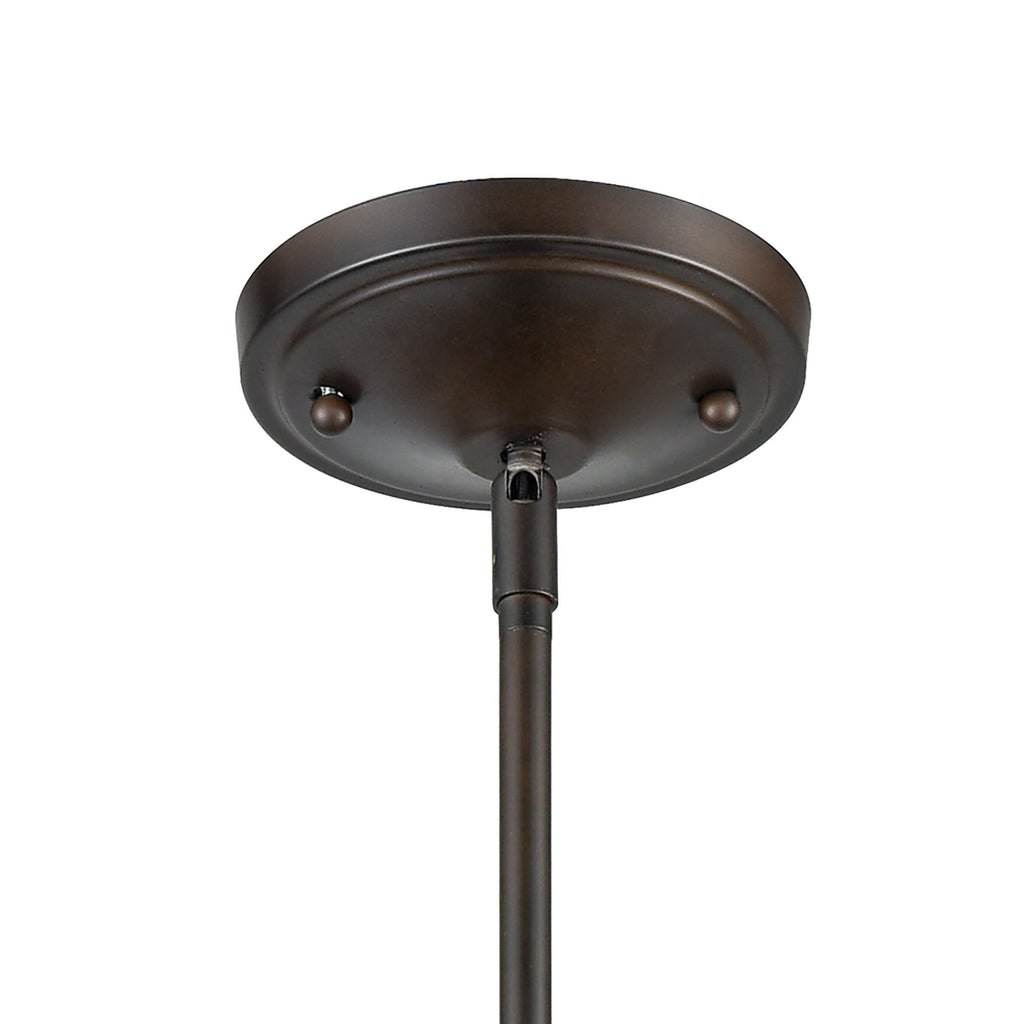 Dayton 7'' Wide 1-Light Mini Pendant - Oil Rubbed Bronze